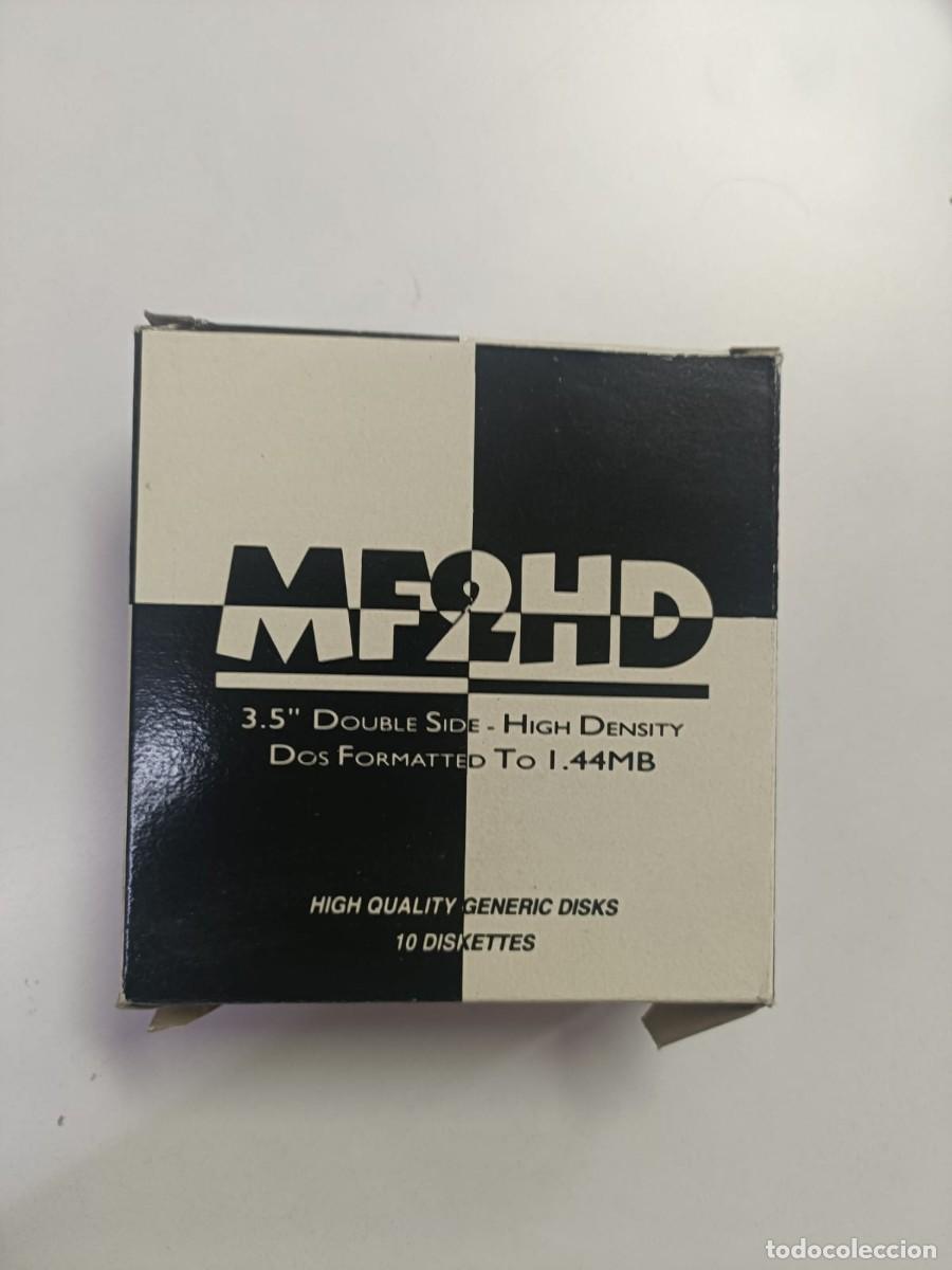 Coleccionismo: MF2HD FORMATTED MICRO FLOPPY DISKETTES 10 DISKETTES 1.44MB 3,5&rdquo; DOUBLE SIDE