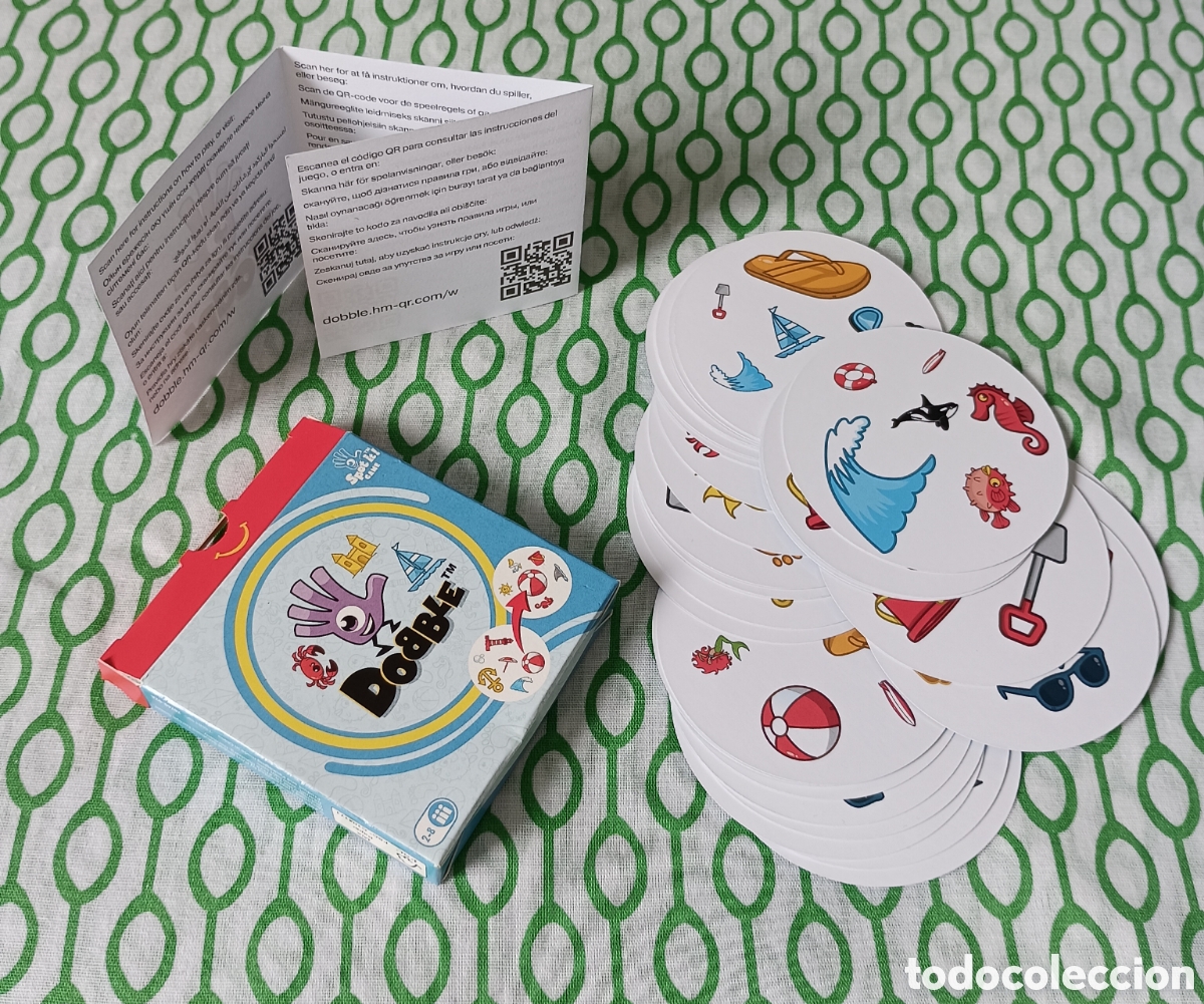 Coleccionismo: SIN USAR - Juego de cartas oficial DOBBLE promo Happy Meal de McDonald's. Tem&aacute;tica de verano.
