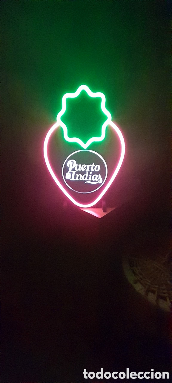 Coleccionismo: Luminoso publicidad gin - Foto 1