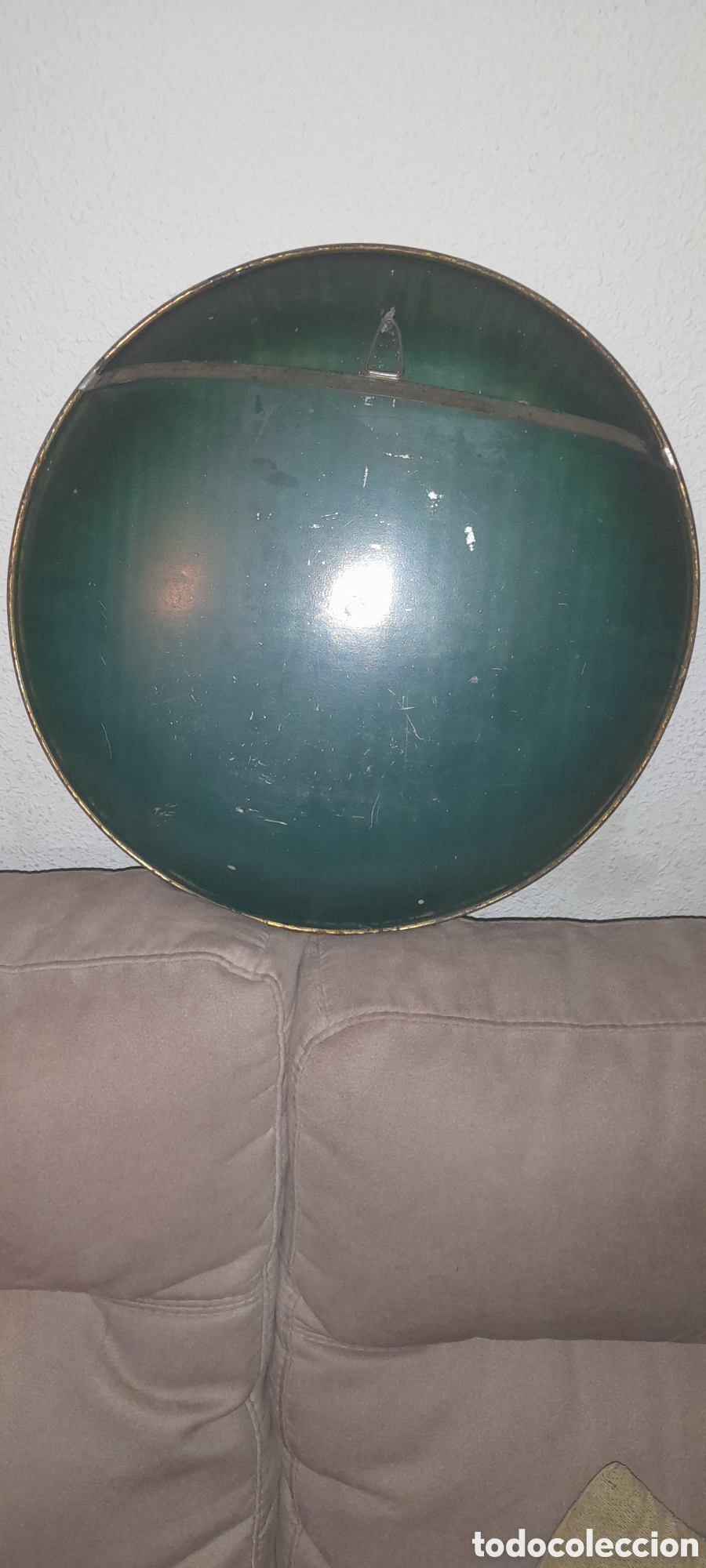 Coleccionismo: Gran plato antiguo metal - Foto 5
