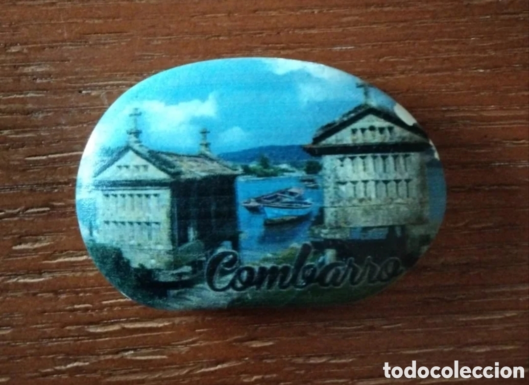 Coleccionismo: Im&aacute;n souvenir recuerdo de Combarro
