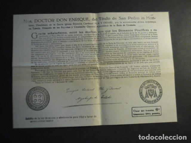 Sammelleidenschaft Papier: BULA DE SANTA CRUZADA 1965