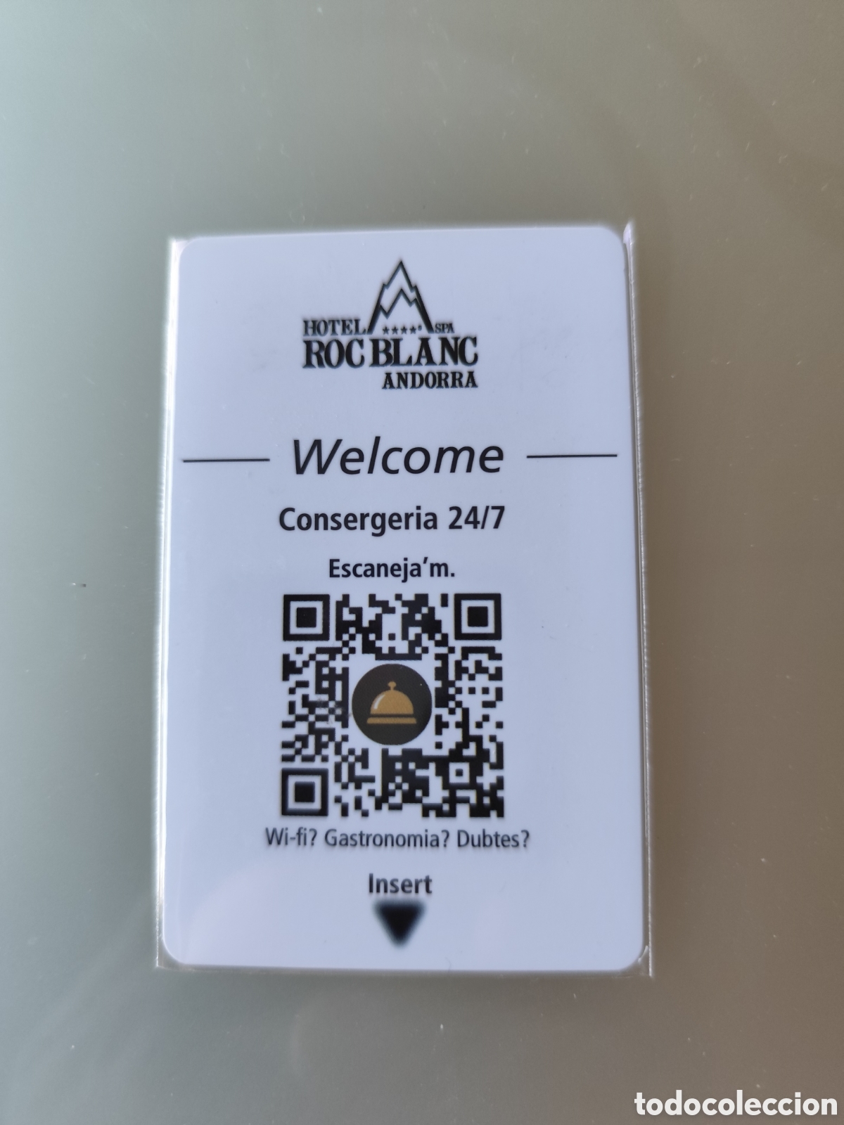 Coleccionismo: Llave de hotel de Andorra
