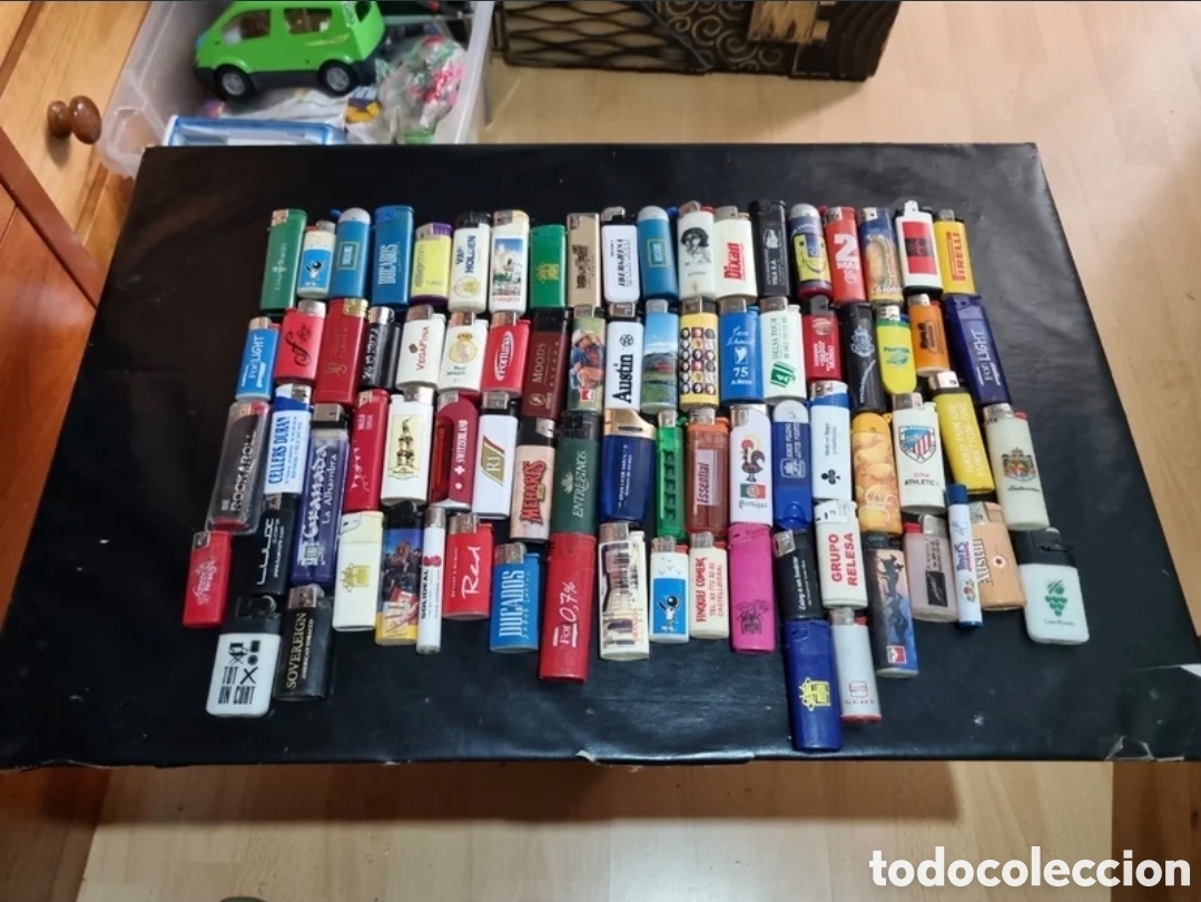 Coleccionismo: LOTE DE 80 MECHEROS CON PUBLICIDAD