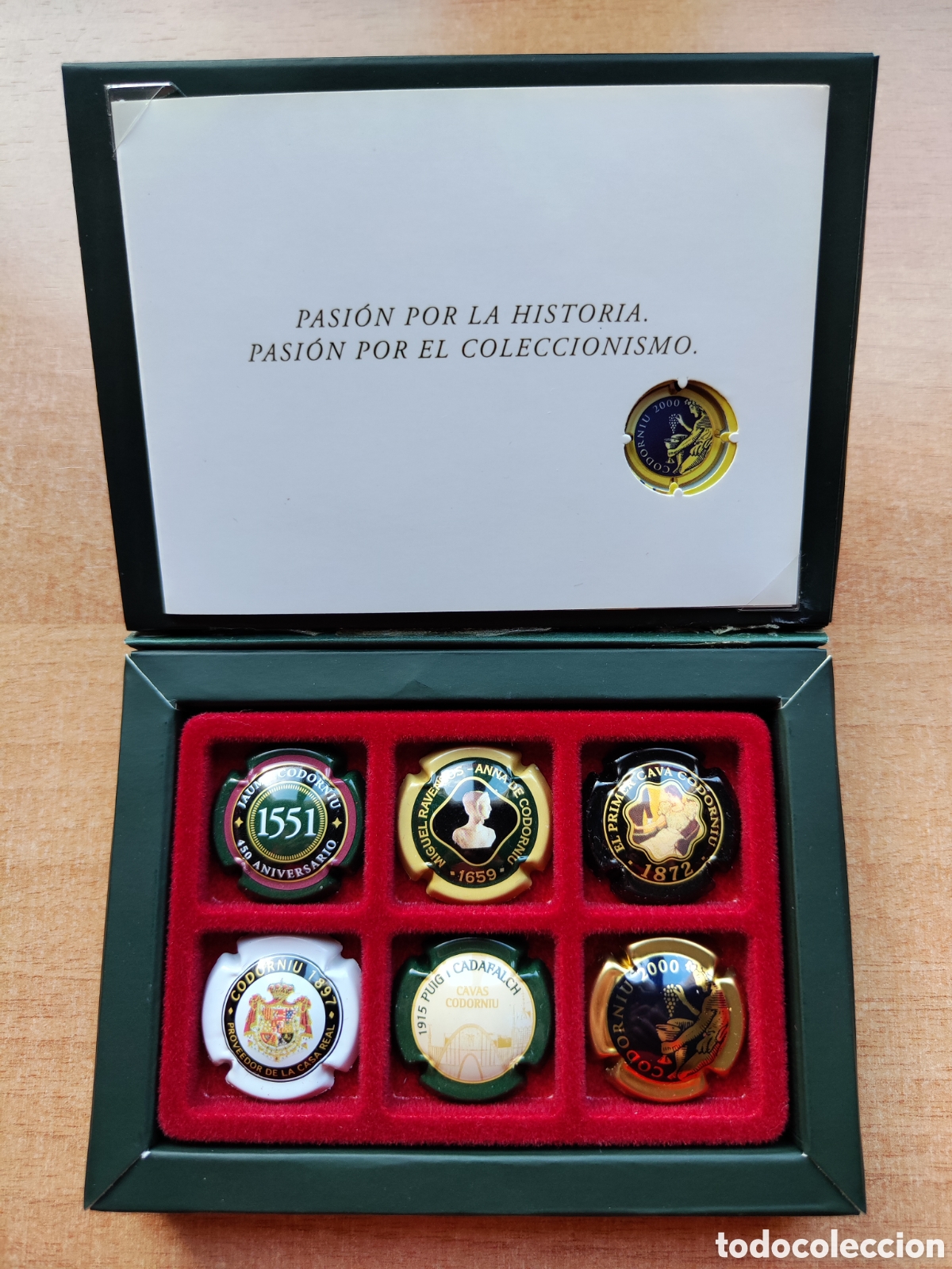 Coleccionismo: Colecci&oacute;n de 6 Coronillas comemorativas de cava CODORN&Iacute;U.
