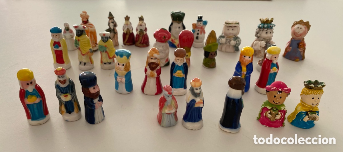 Collezionismo: Lote de 30 figuritas rosc&oacute;n
