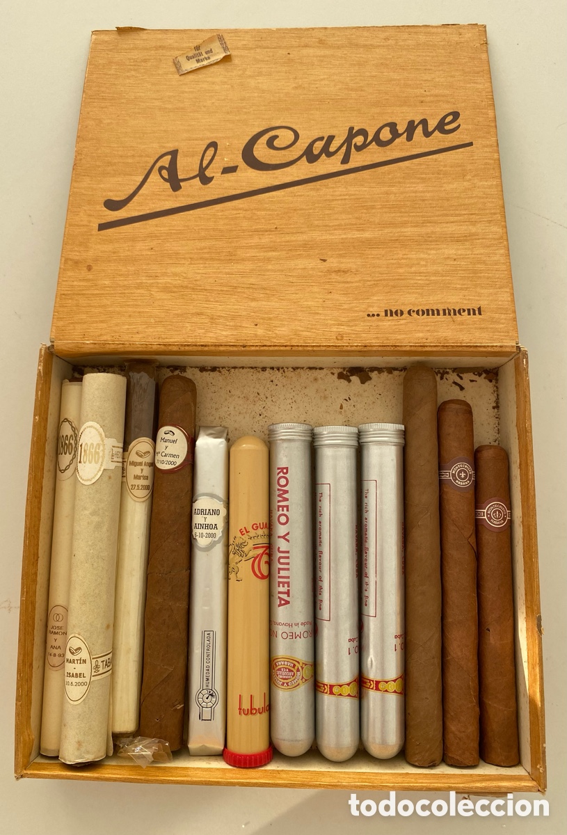 Coleccionismo: Caja puros Al Capone - Foto 2