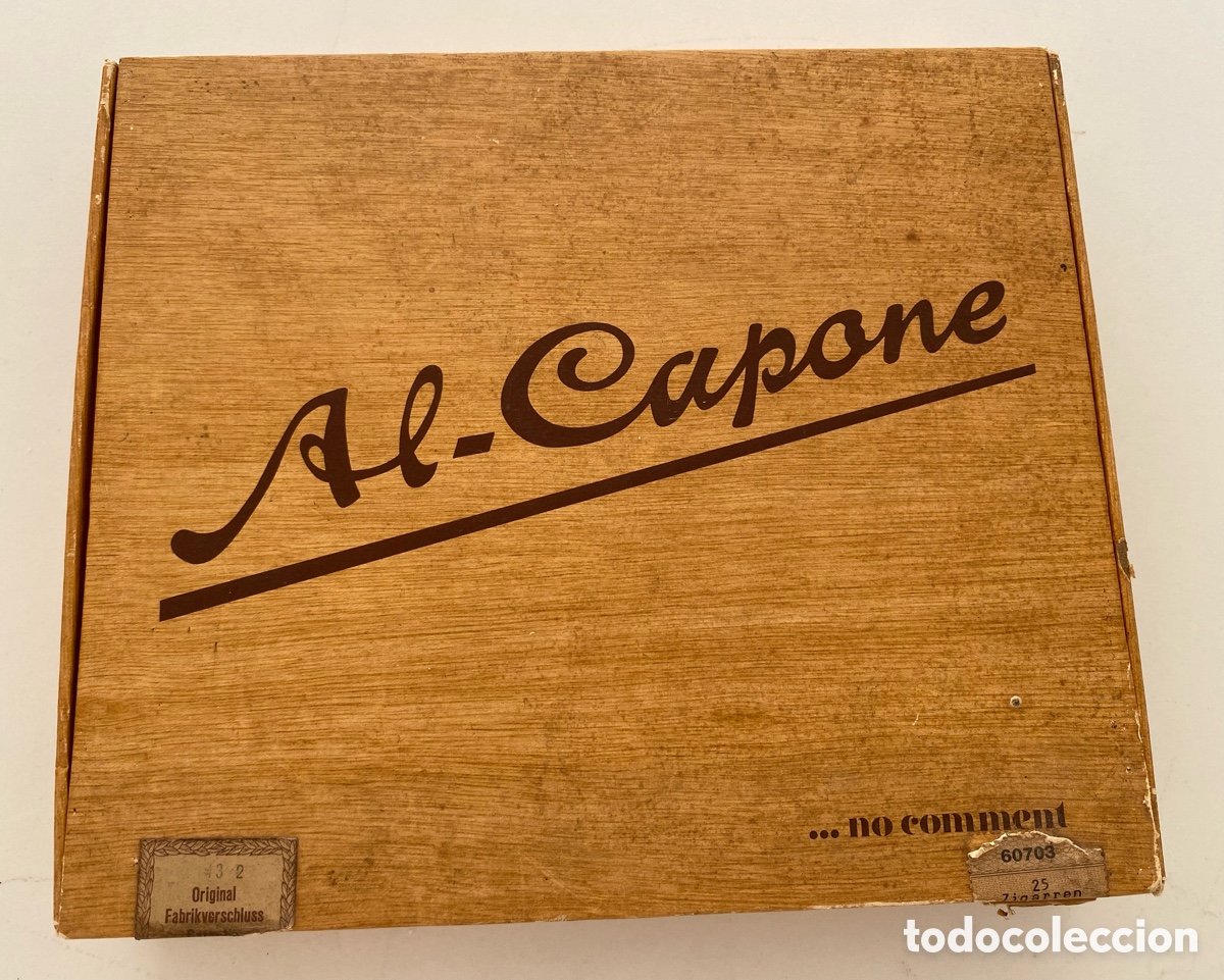 Colecionismo: Caja puros Al Capone
