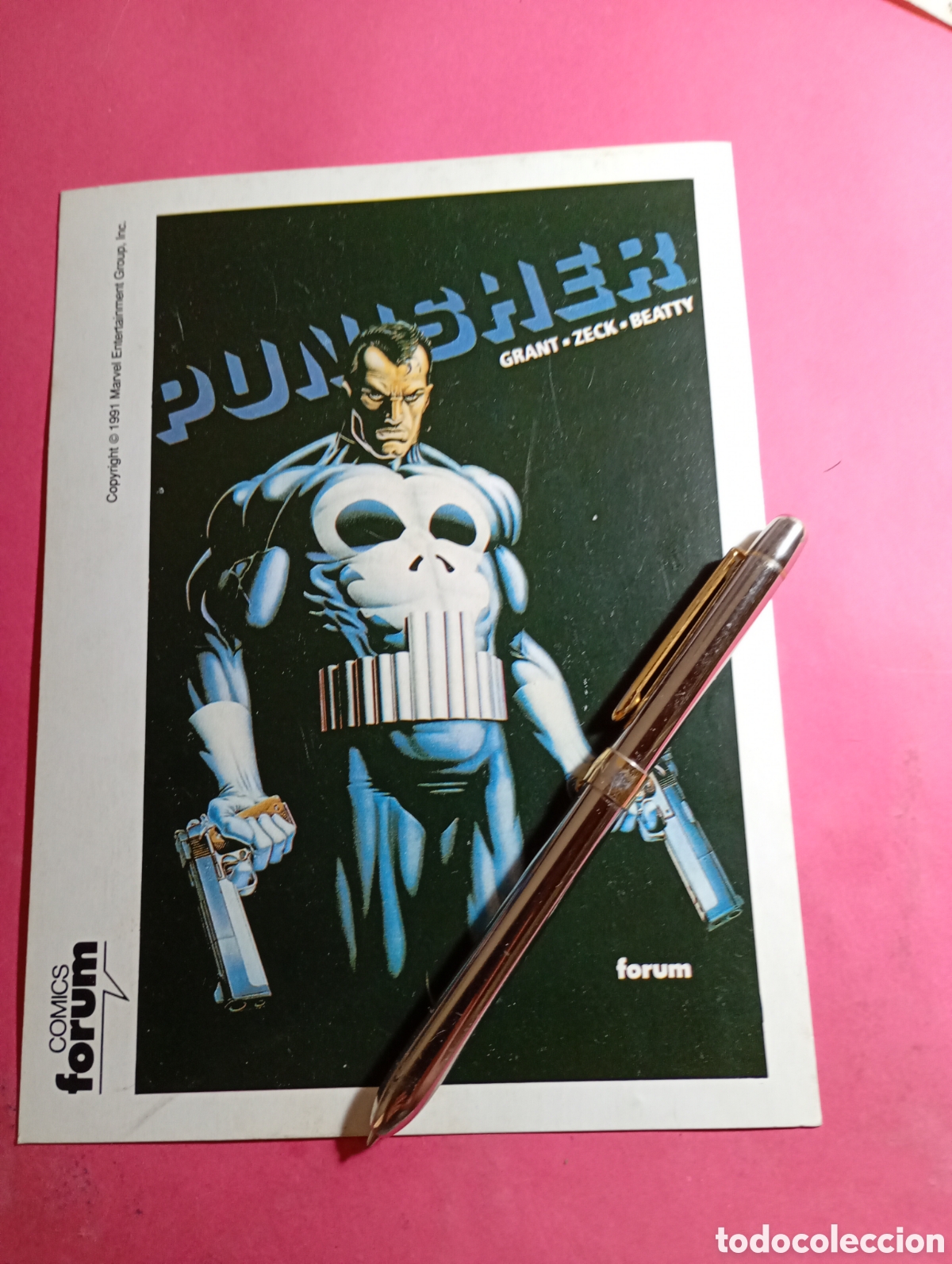 Coleccionismo: MARVEL FORUM COMICS PUBLOCIDAD ''PUNISHER'' GRANT ZECK BEATTY