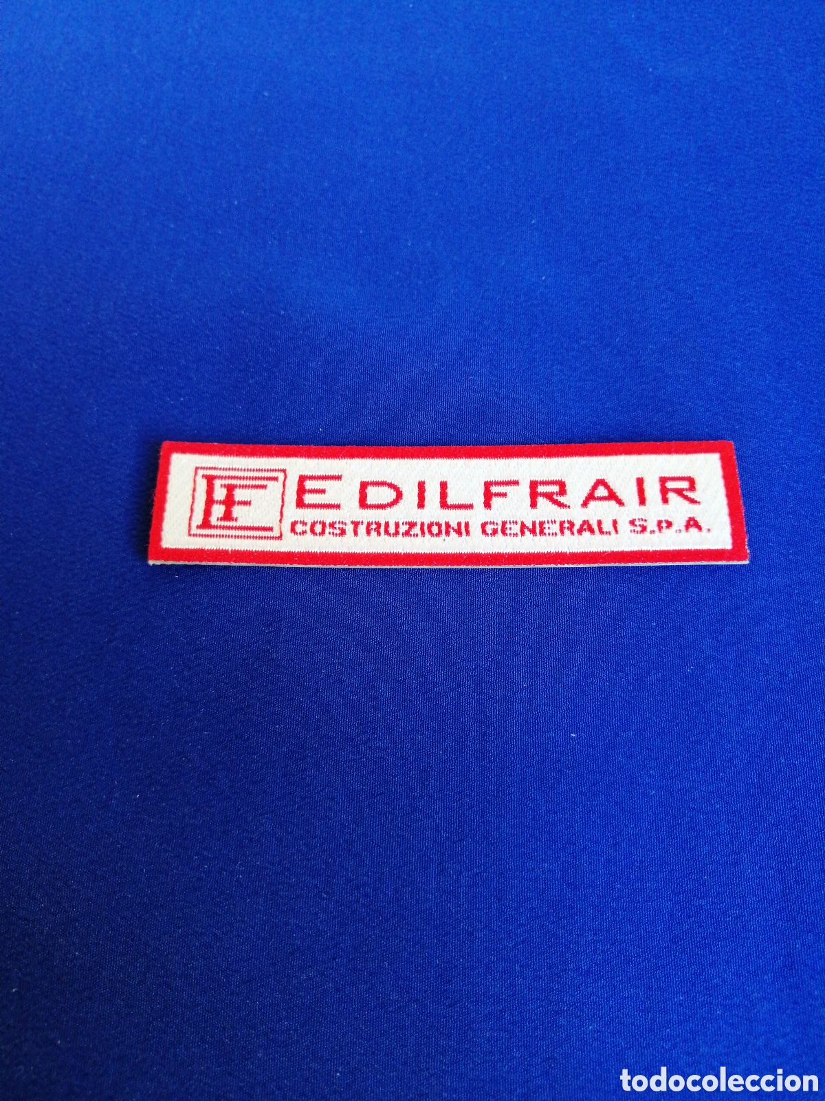 Collecting: EDILFRAIR CONSTRUZIONI GENERALI S.P.A ETIQUETA DE TELA