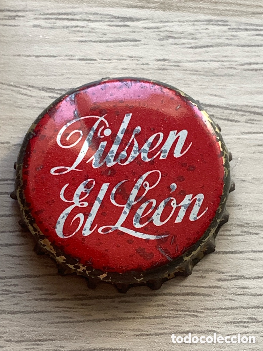 Sammeln: Chapa Corona Tap&oacute;n - Cerveza Pilsen El Le&oacute;n