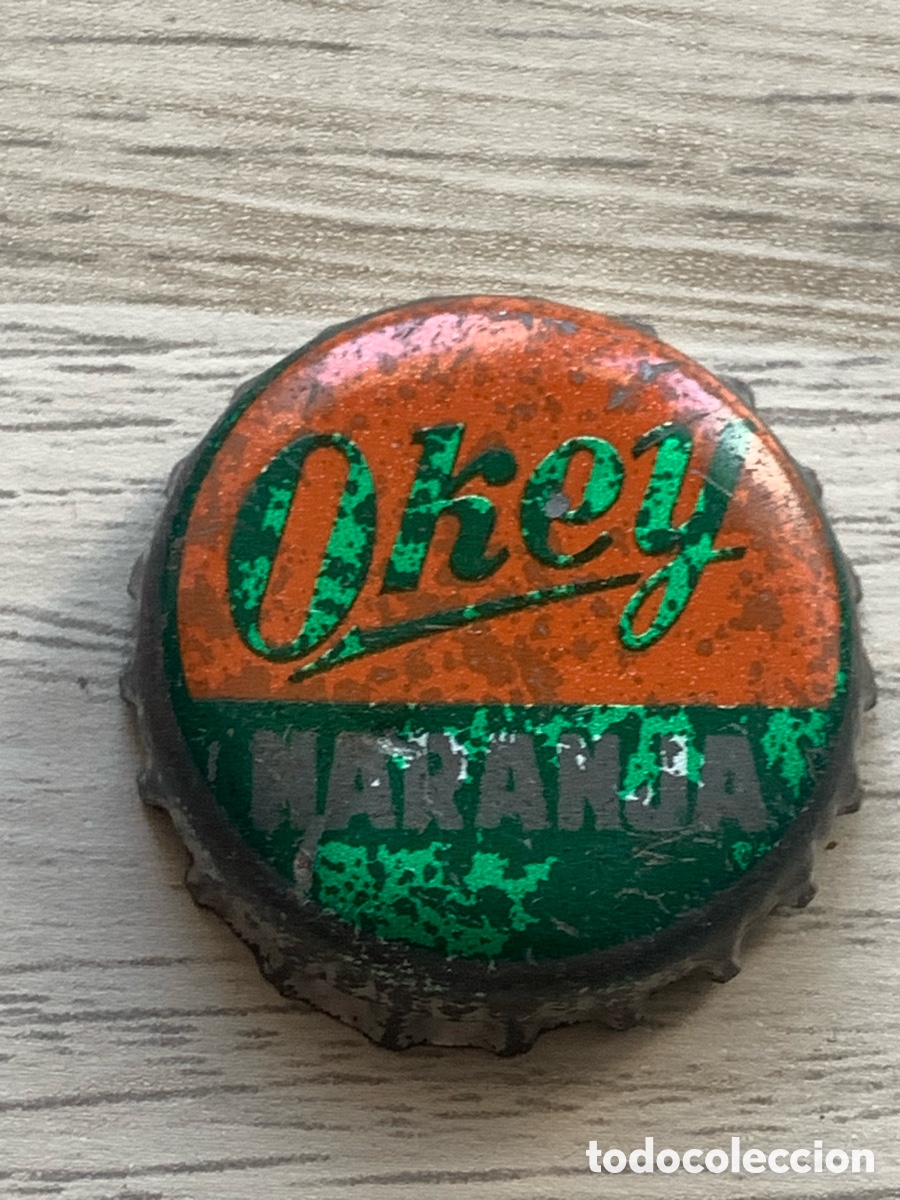 Collectionnisme: Chapa tap&oacute;n Corona - OKEY NARANJA