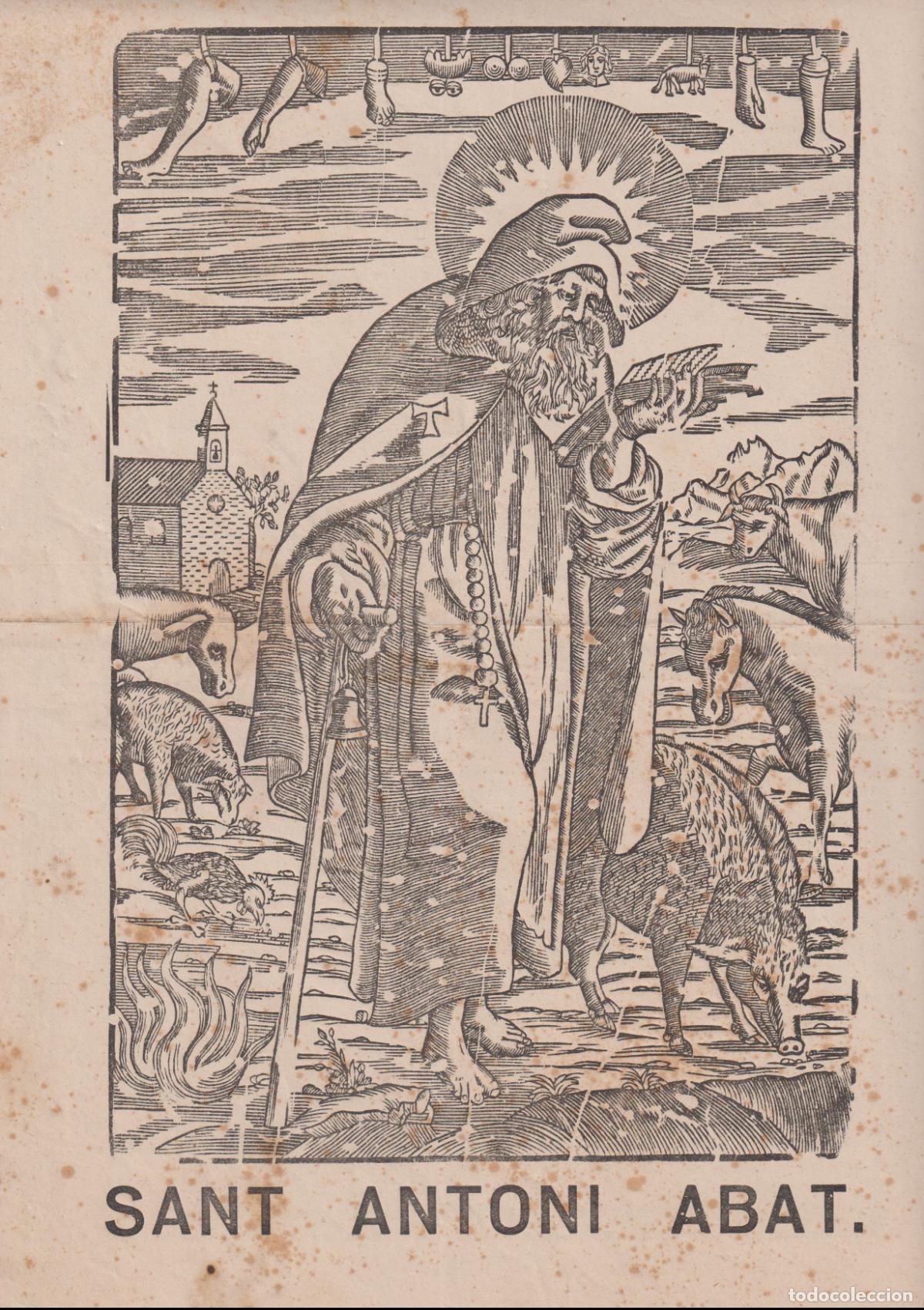 Coleccionismo: GOIGS DEL GLORI&Oacute;S ST. ANTONI ABAT - Foto 2