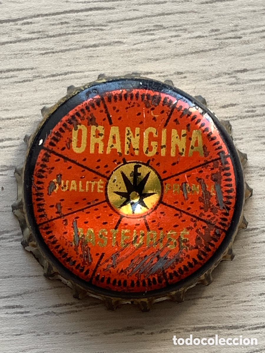 Collectionnisme: Chapa Tap&oacute;n Corona - ORANGINA FRANCIA