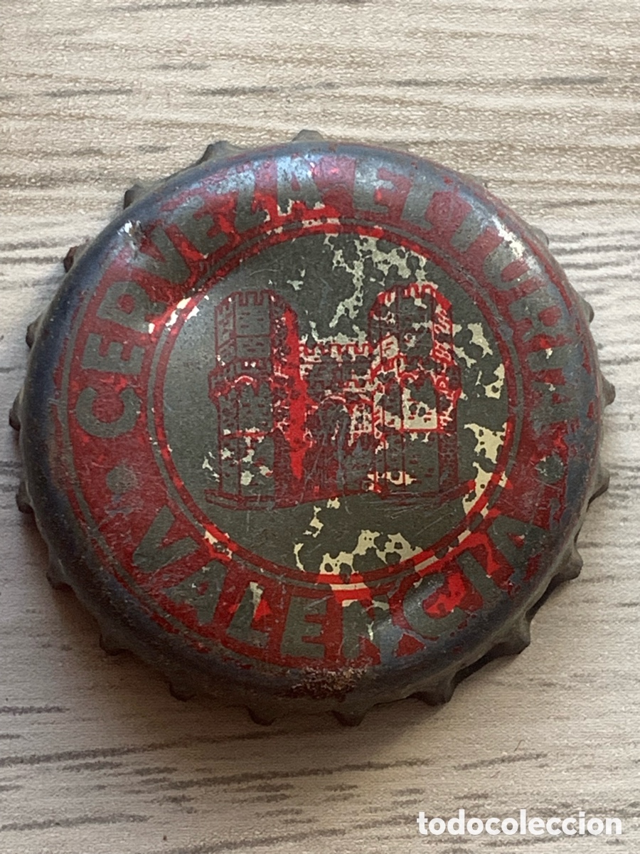 Collecting: Chapa Corona Tap&oacute;n - CERVEZA EL TURIA - VALENCIA