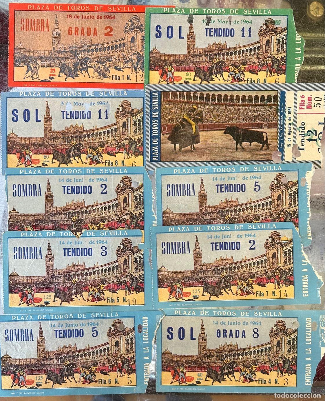 Coleccionismo: L051 LOTE DE 39 ENTRADAS DE TOROS - Foto 2