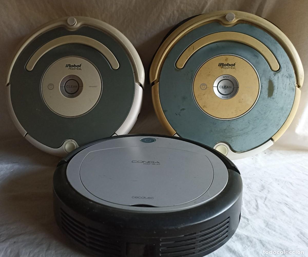 Coleccionismo: Lote 3 robots, iRobot Roomba y Conga Cecotec - Foto 1