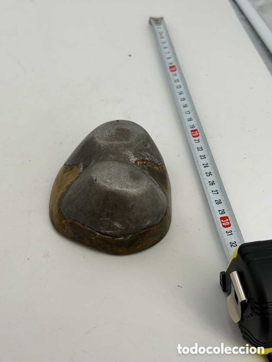 Coleccionismo: Cenicero Brutalista de Bronce - Foto 8