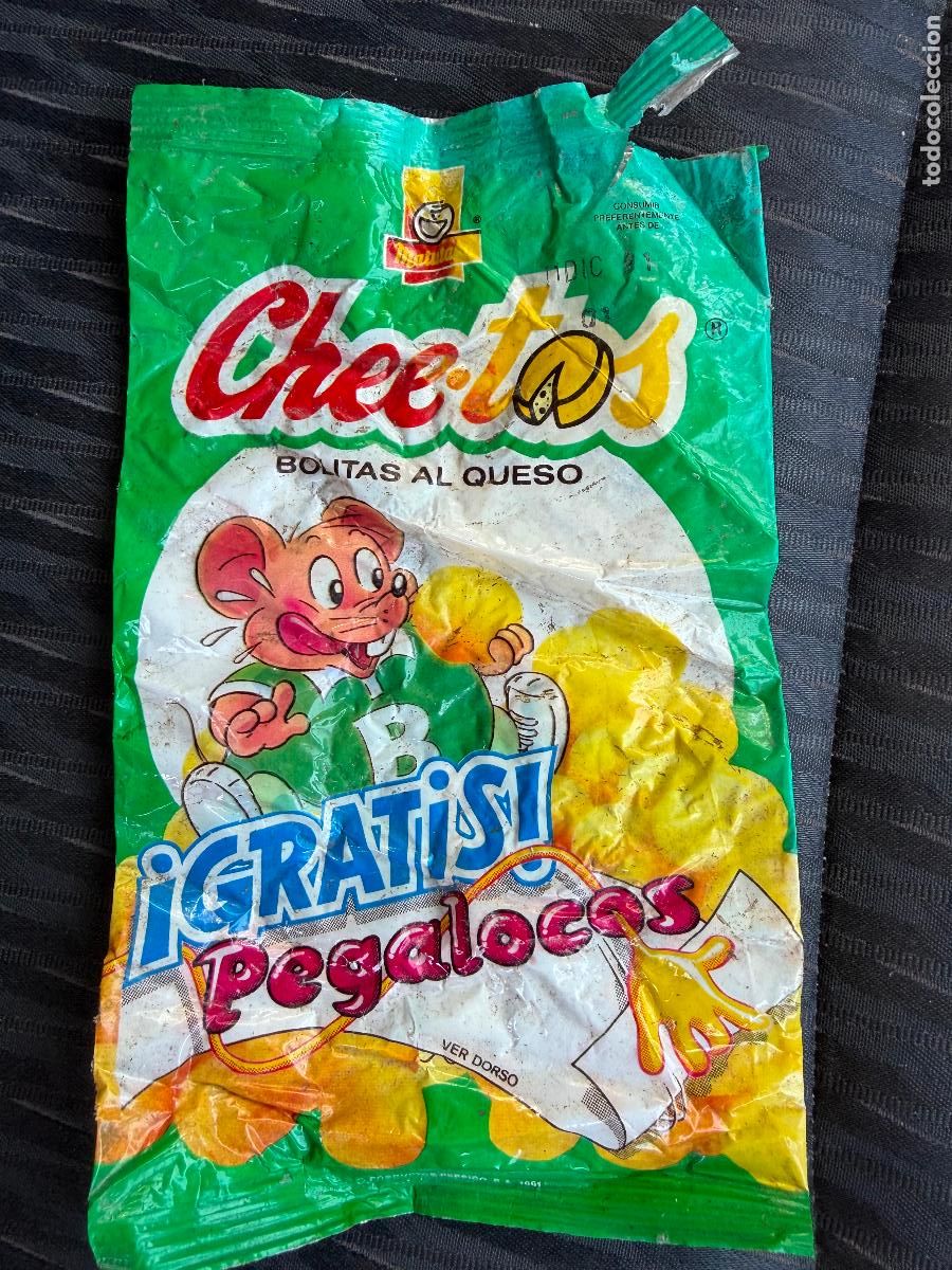 Coleccionismo: Envoltorio bolsa cheetos gratis pegalocos
