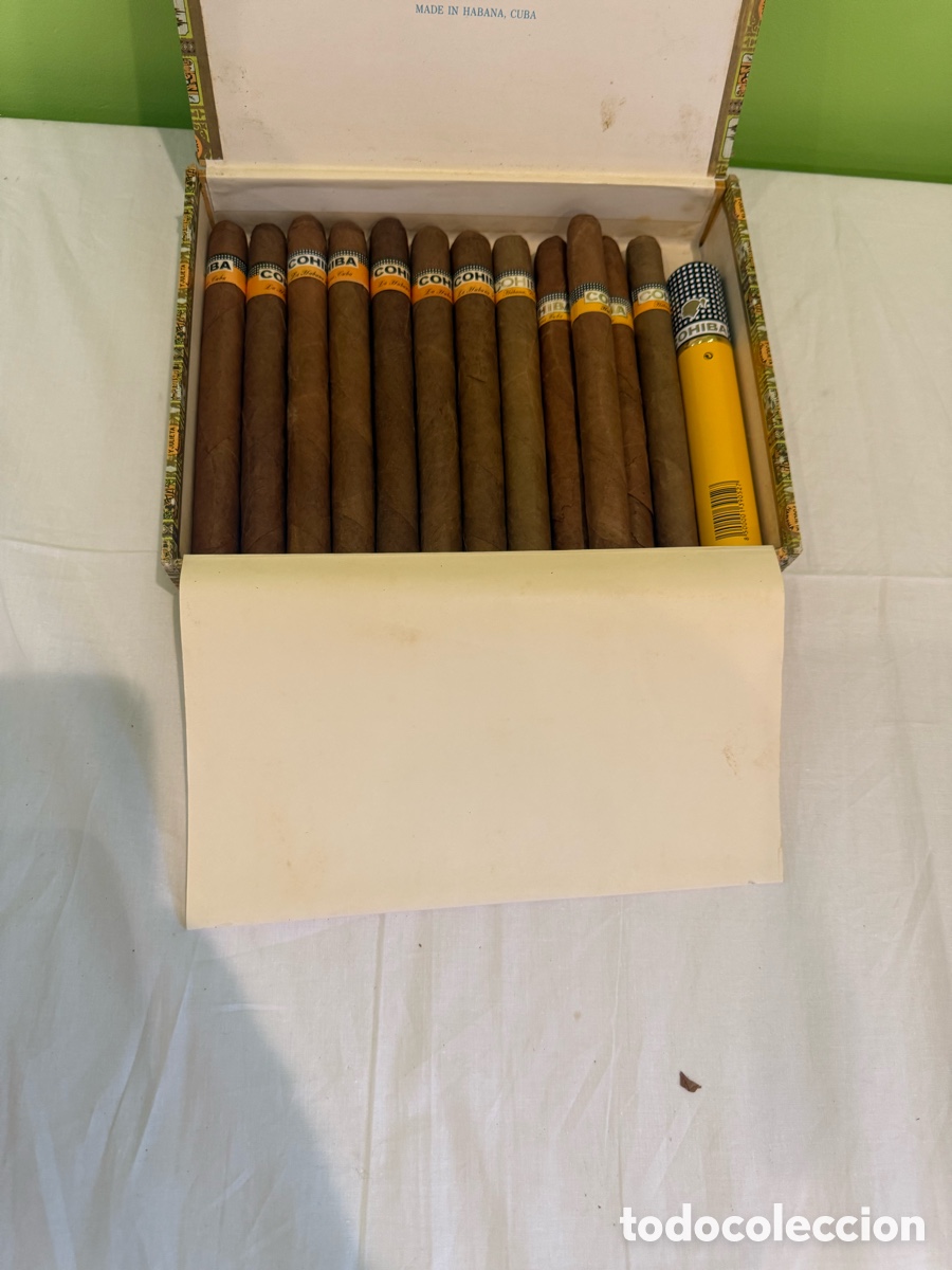 Coleccionismo: Lote 14 puros COHIBA Habana Cuba &ndash; 17 cm &ndash; Colecci&oacute;n