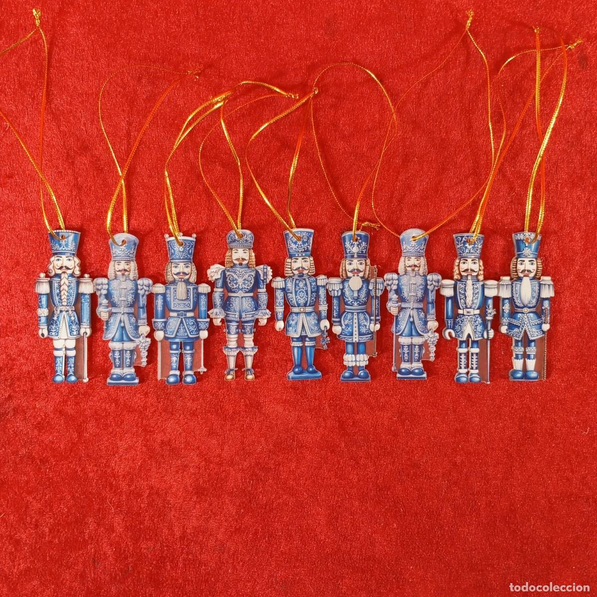 Coleccionismo: LOTE DE 9 CASCANUECES DE LA NAVIDAD - DECORACIONES PARA EL &Aacute;RBOL DE NAVIDAD