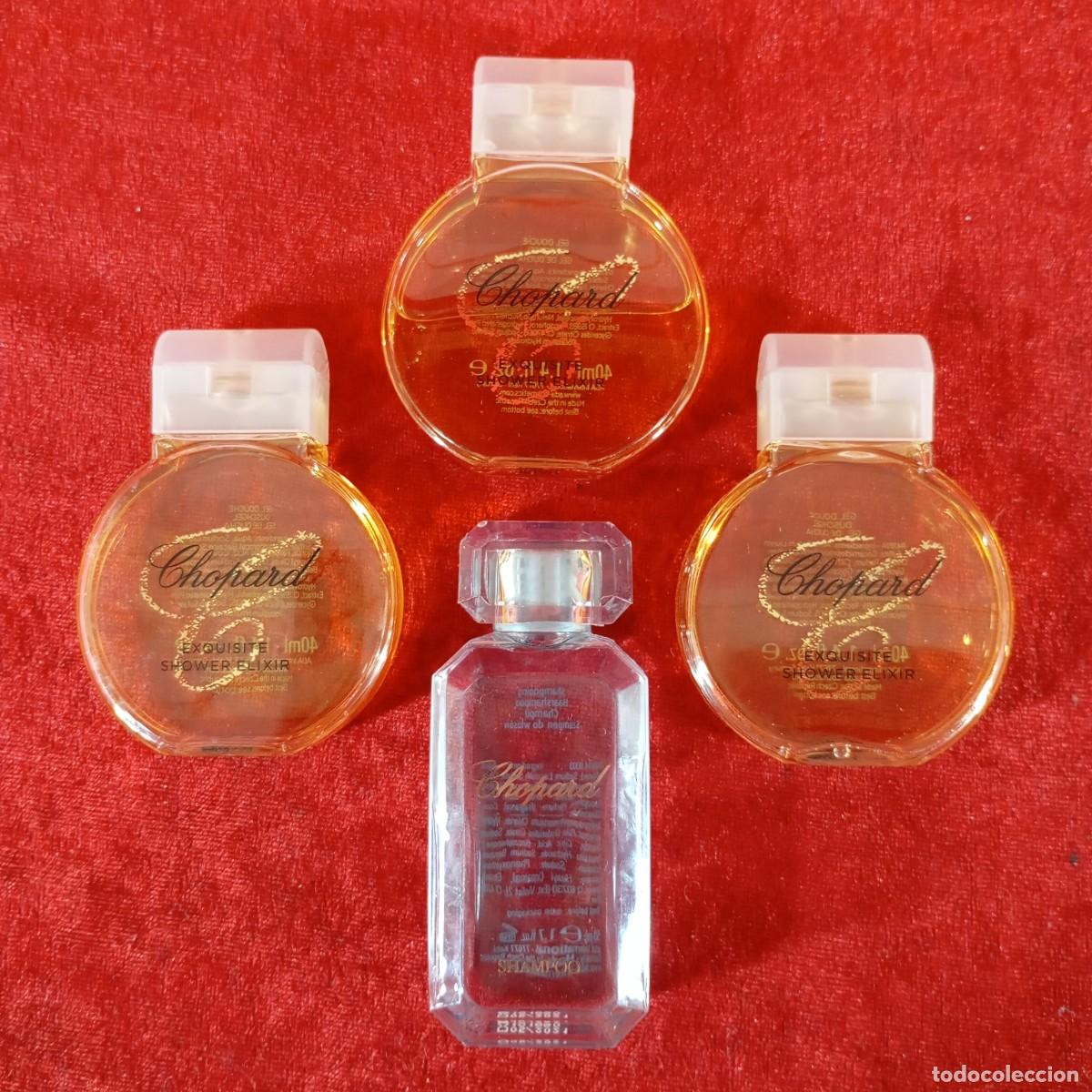 Coleccionismo: GELES DE DUCHA Y BA&Ntilde;O - CHOPARD - HOTELES DE LUJO - 4 JABONES