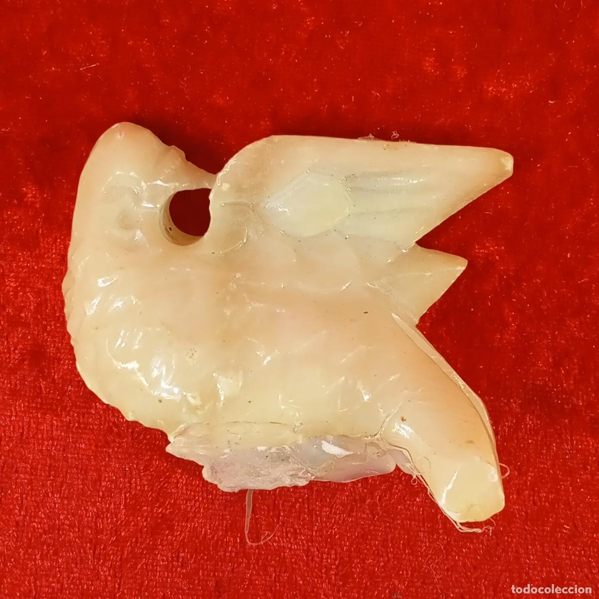 Coleccionismo: PRECIOSO P&Aacute;JARO EN CRISTAL O MINERAL TALLADO - 8 CM - OPORTUNIDAD