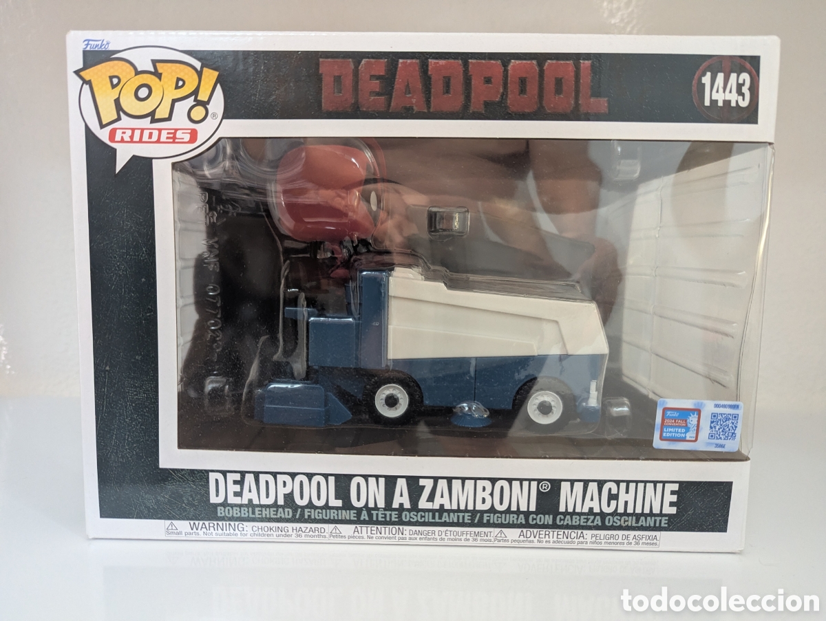 Coleccionismo: Funko Deadpool Zamboni Edici&oacute;n limitada Fall Convention 2024