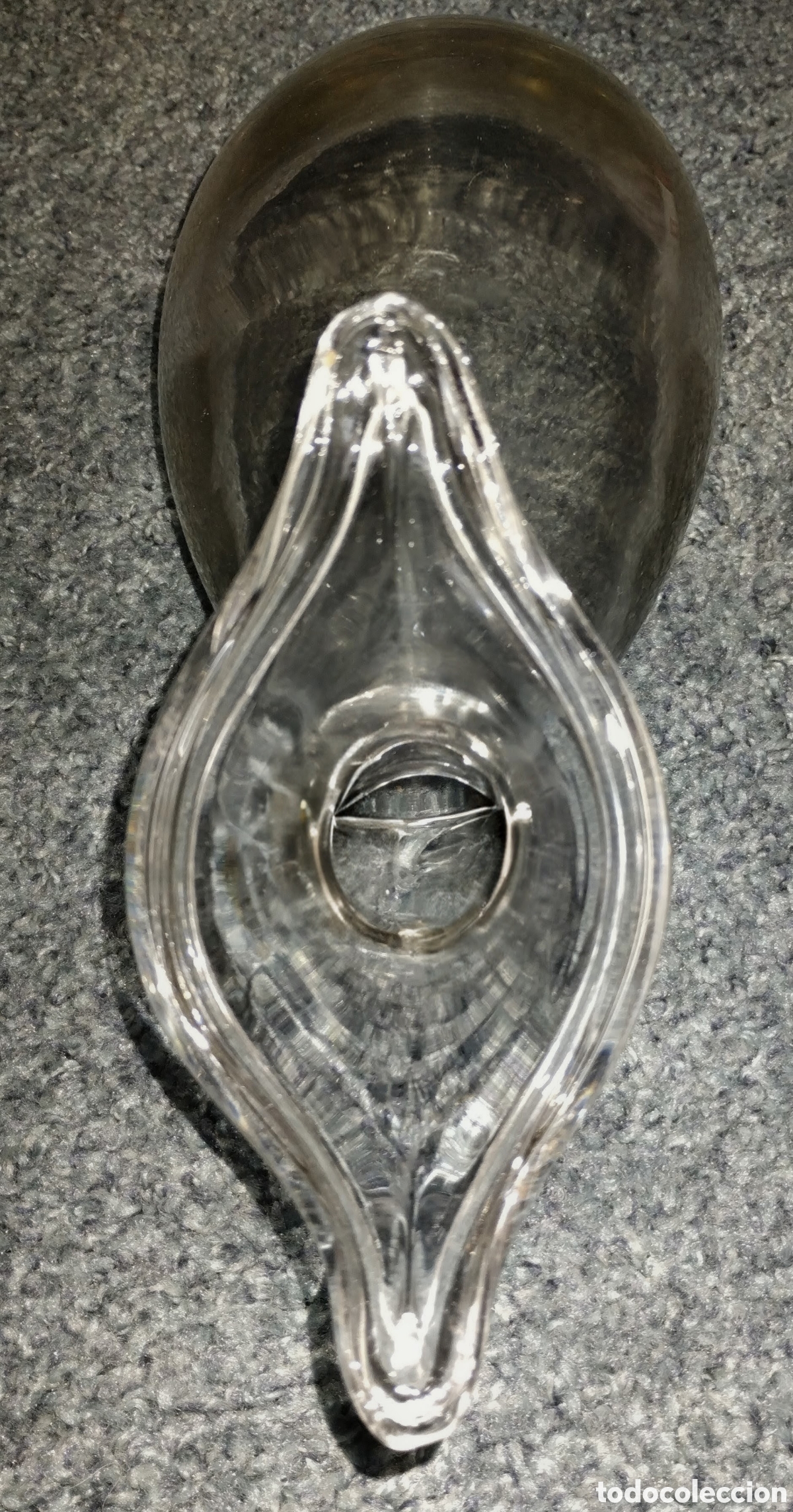 Colecionismo: antiguo URINARIO DE VIDREO de 28 cms de largo x 12 cms de ancho COMPLETAMENTE NUEVO SIN ESTRENAR.