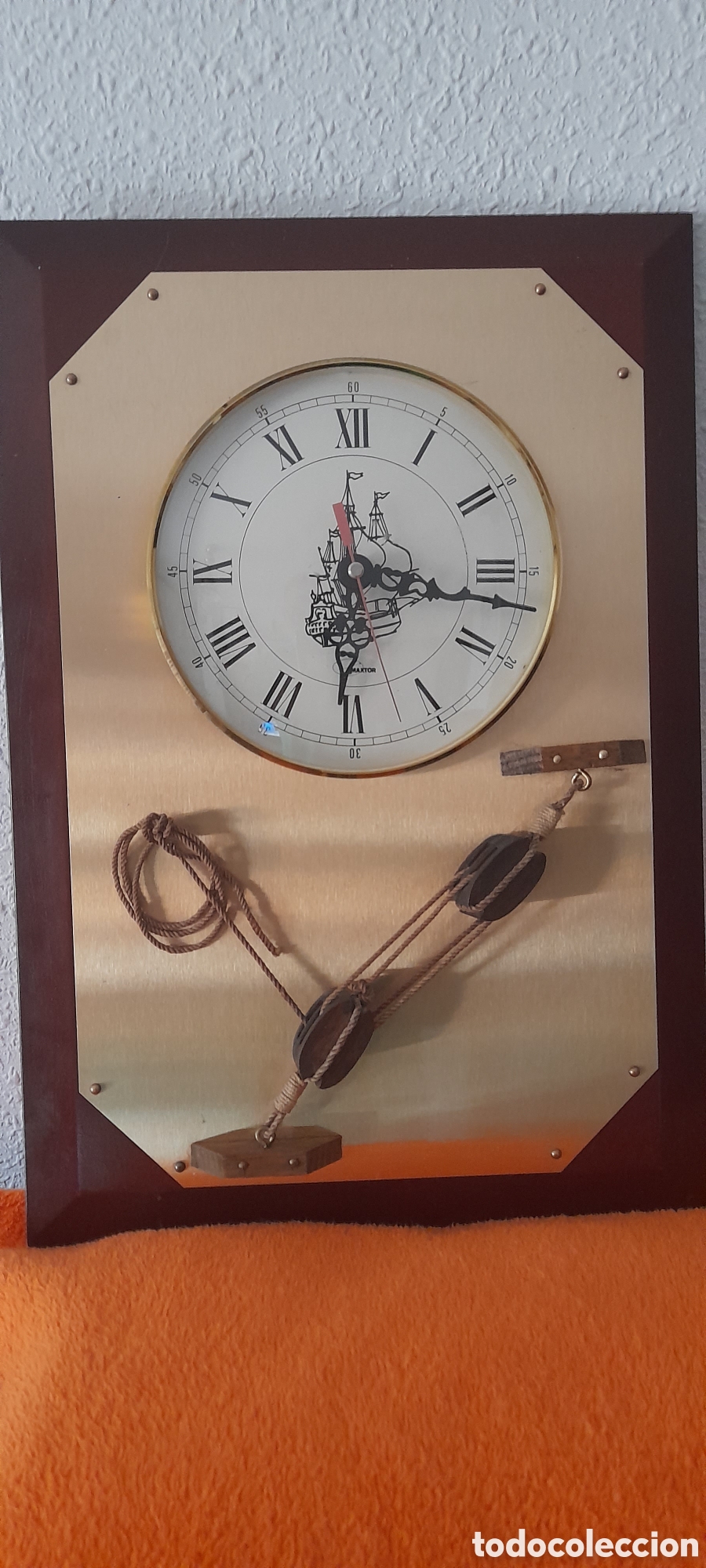Coleccionismo: Reloj pared estilo marinero - Foto 3