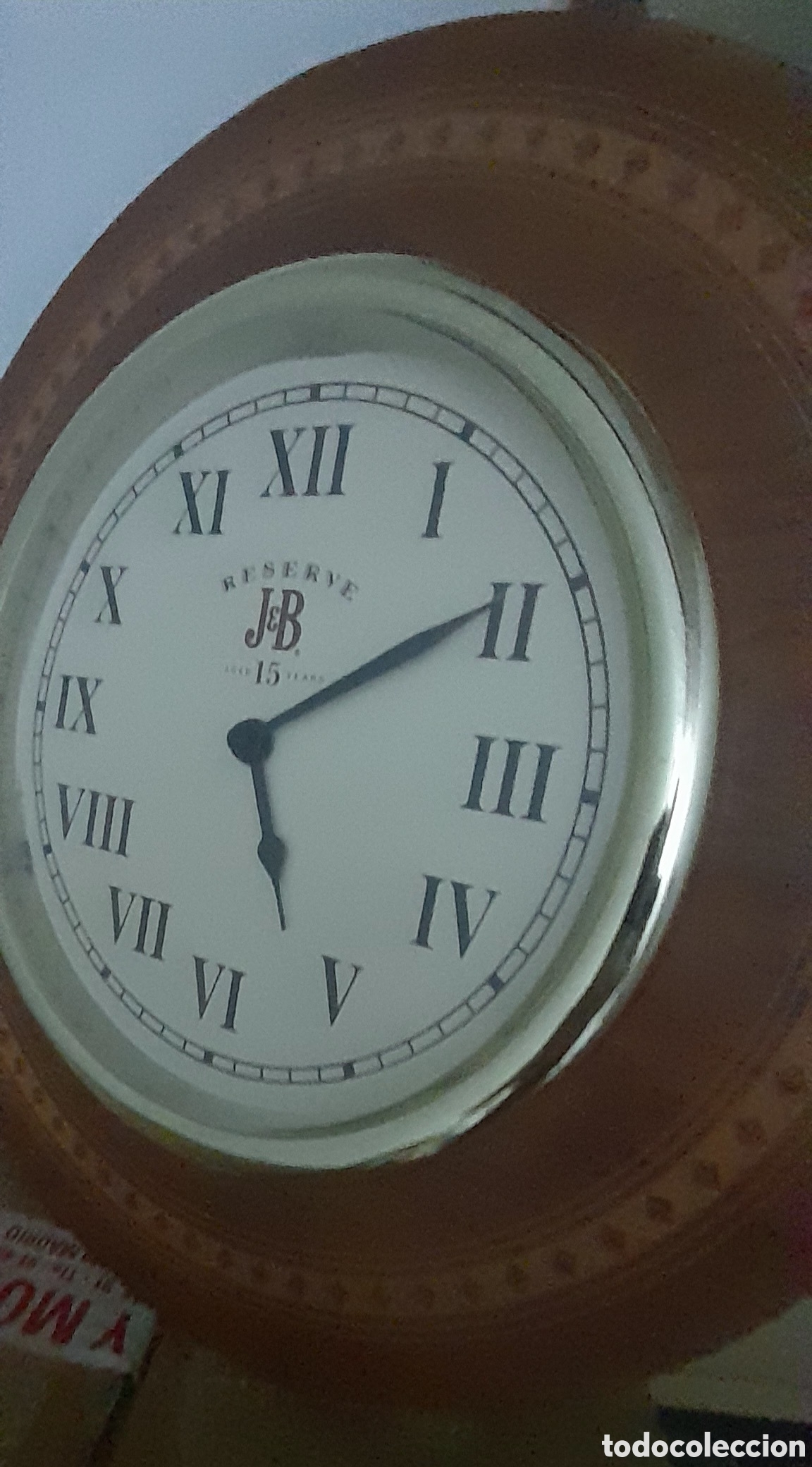 Coleccionismo: Bonito reloj publicidad JB - Foto 4