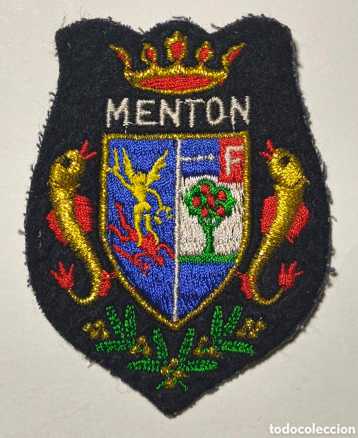 Coleccionismo: Francia. Ment&oacute;n. Escudo