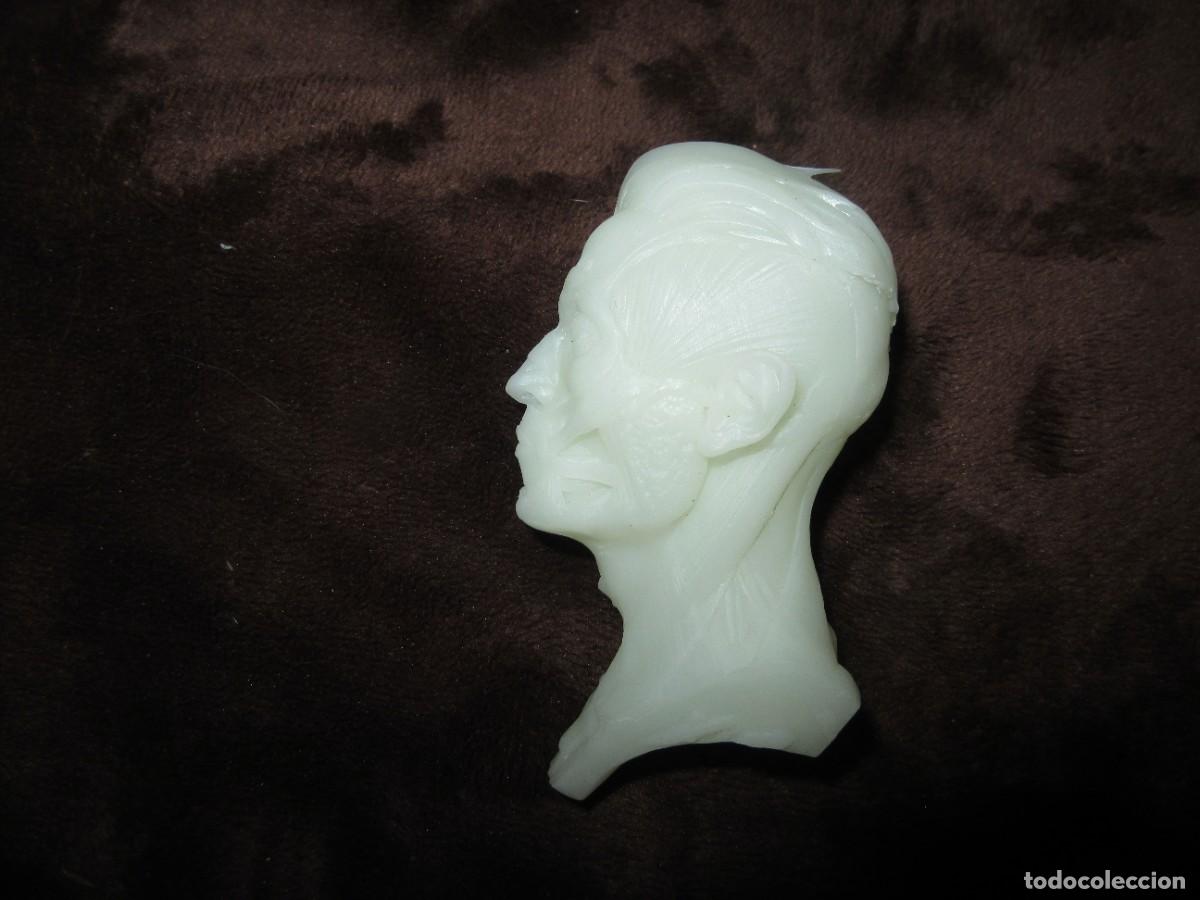 Coleccionismo: Cabeza impresi&oacute;n 3D en resina blanca