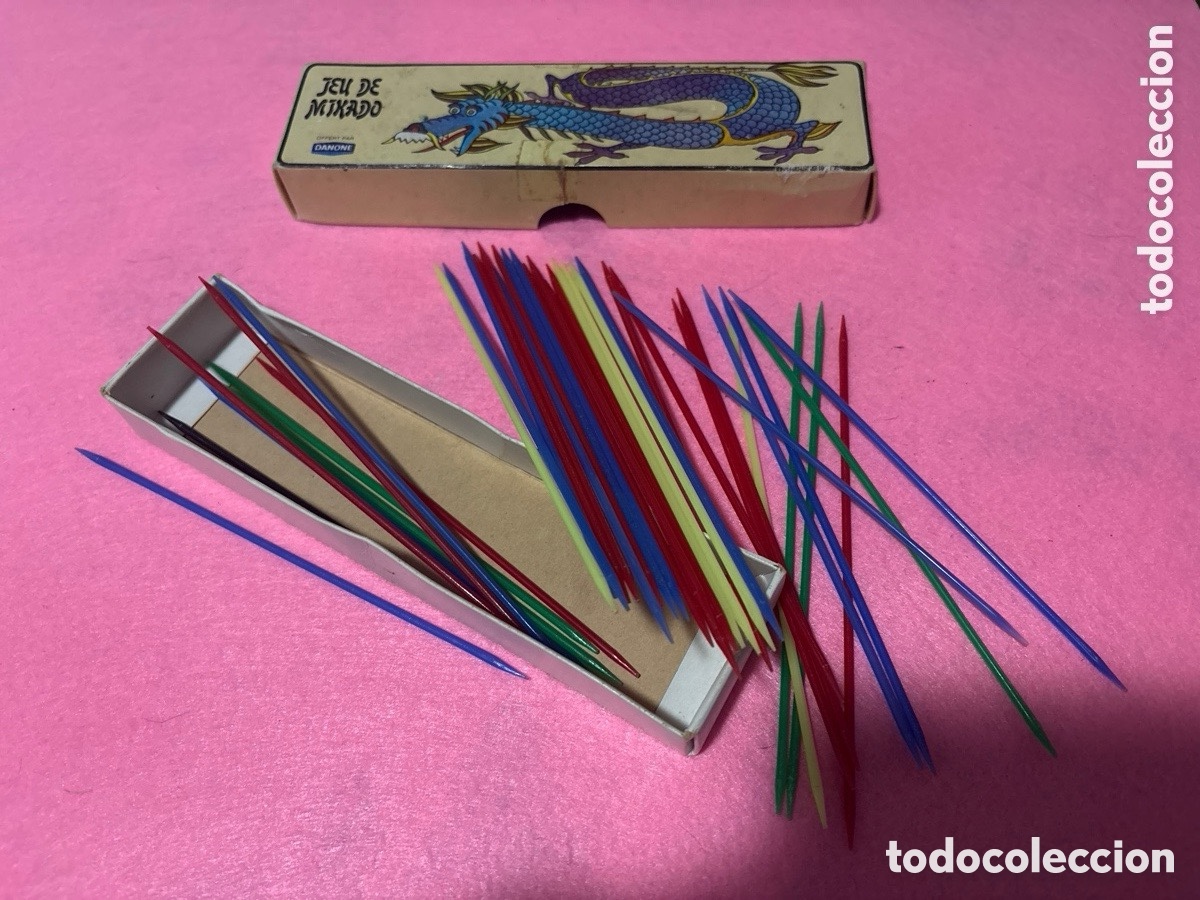 Coleccionismo: Antiguo juego de mikado de Danone (A8) - Foto 2