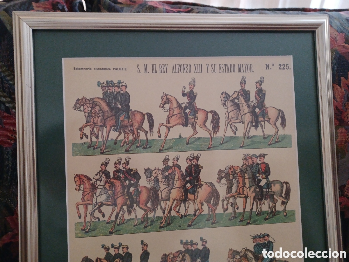 Coleccionismo: LAMINAS DE UNIFORMES, ENMARCADAS (2) - Foto 4