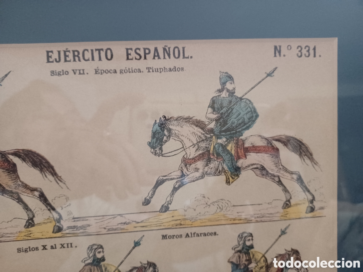 Coleccionismo: LAMINAS DE UNIFORMES, ENMARCADAS (2) - Foto 10