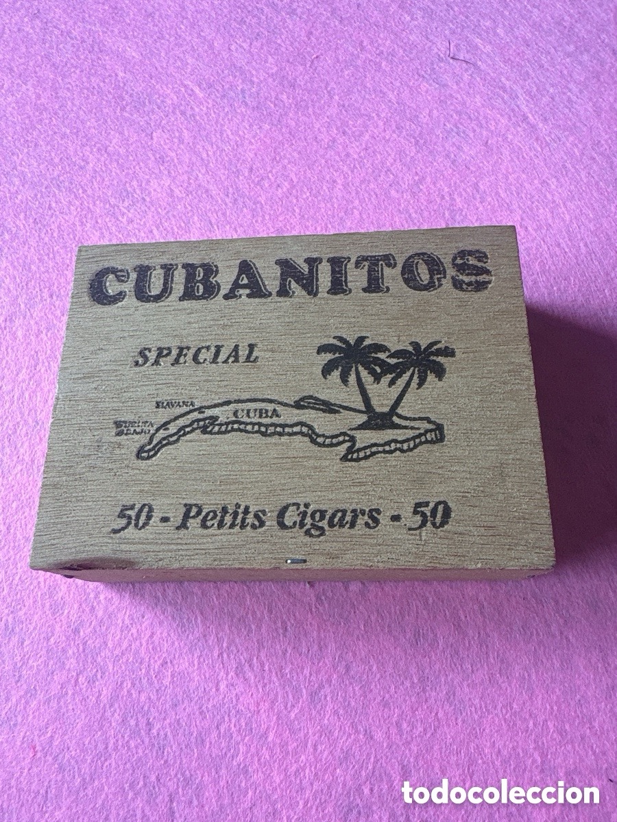 Collezionismo: Caja antigua con cigarros puros Cubanitos Special (A8)