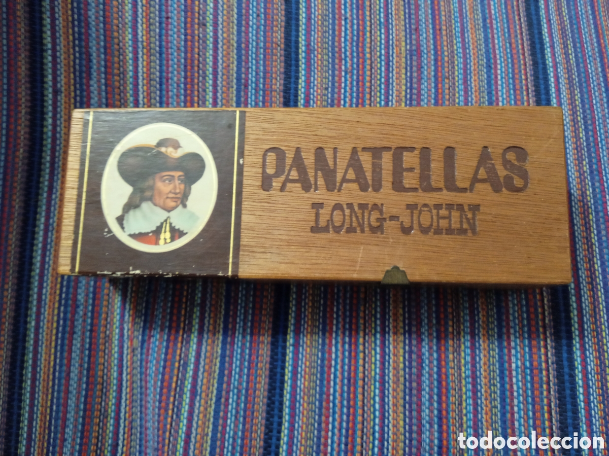 Coleccionismo: CAJA VAC&Iacute;A PANATELLAS LONG-JOHN EXTRA MILD