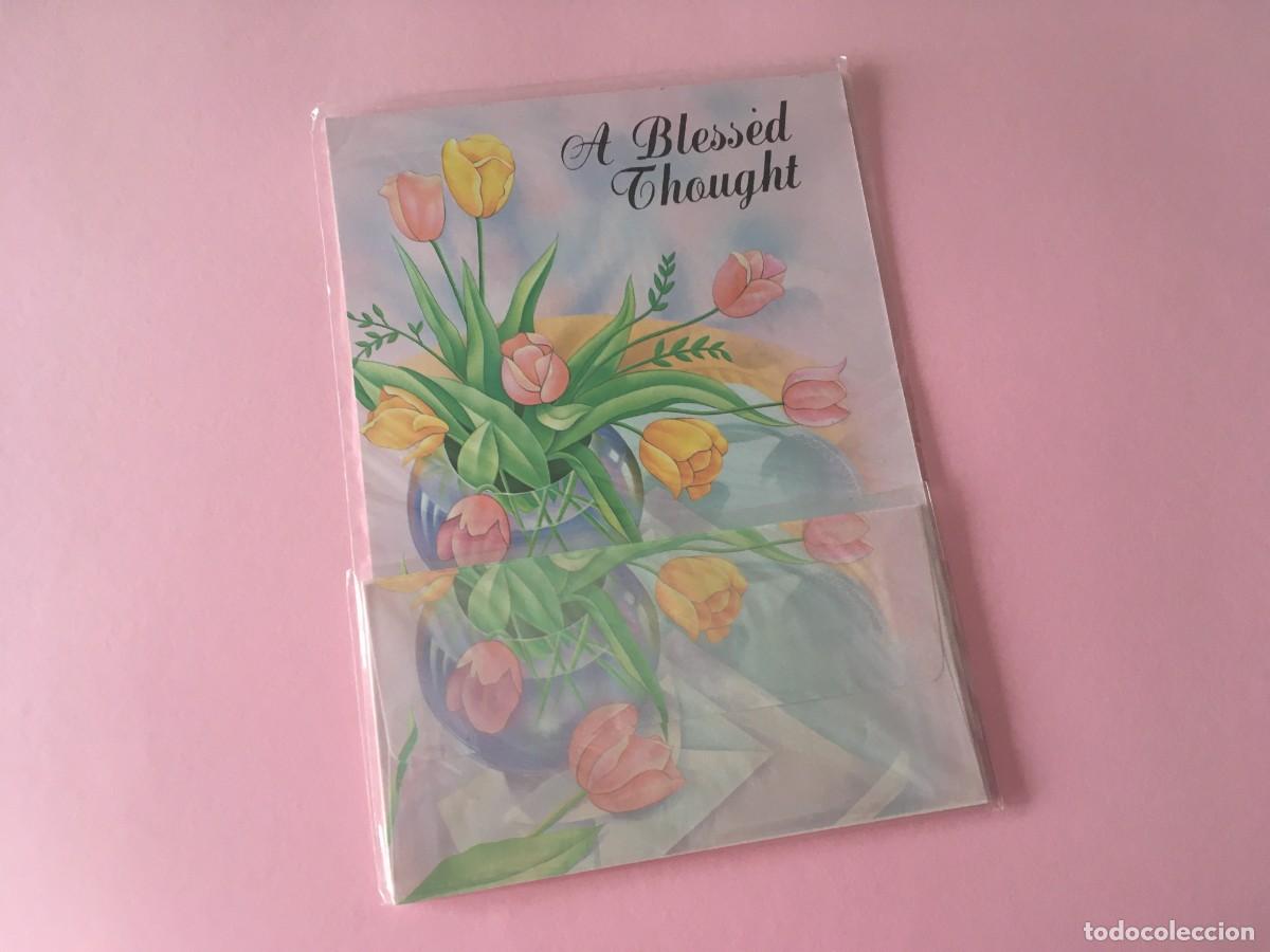Coleccionismo: CONJUNTO PAPEL DE CARTA ESTILO HOJAS PERFUMADAS A BLESSED THOUGHT A&Ntilde;OS 80 TAIWAN