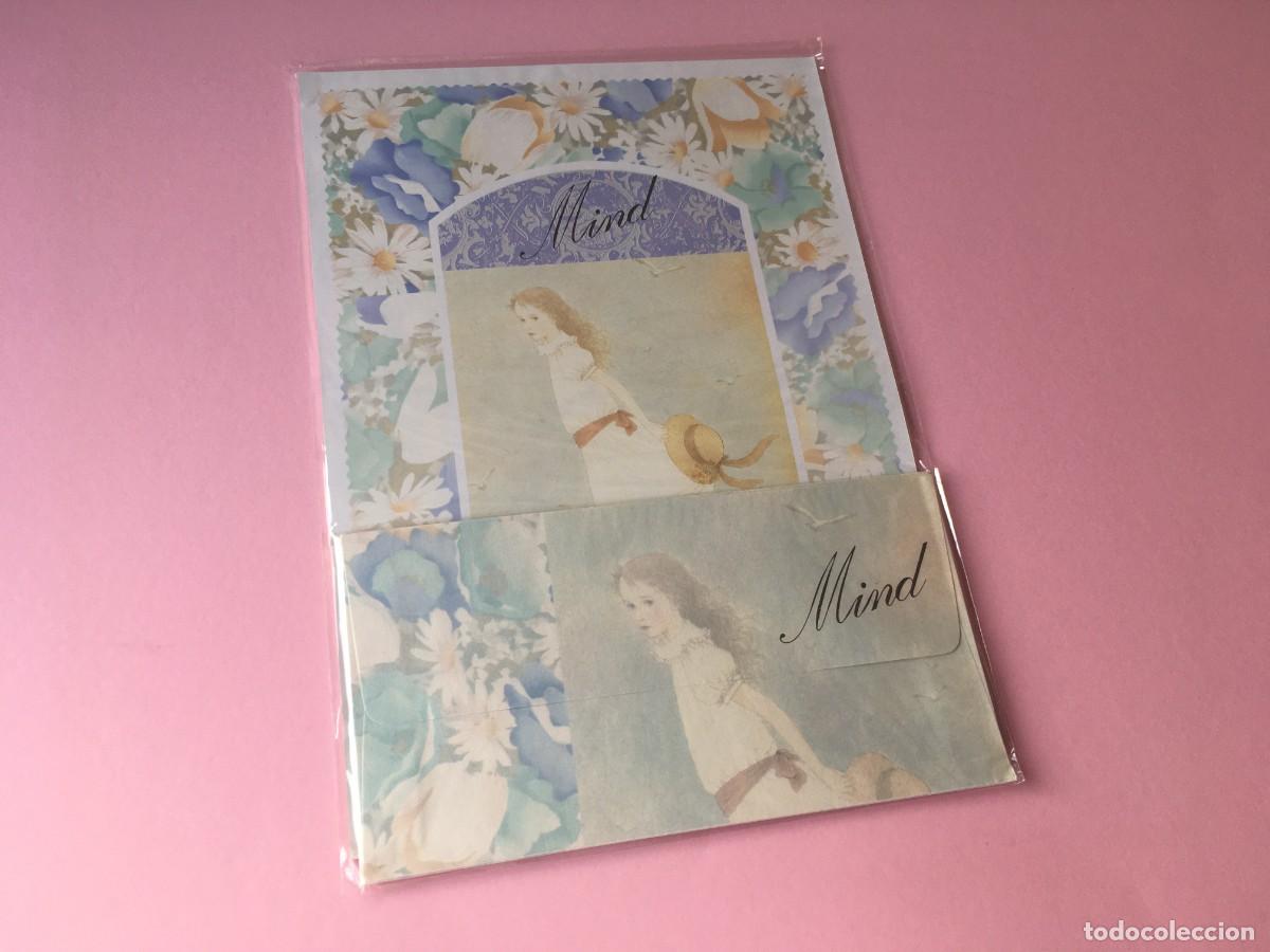Coleccionismo: CONJUNTO PAPEL DE CARTA ESTILO HOJAS PERFUMADAS MIND A&Ntilde;OS 80 TAIWAN