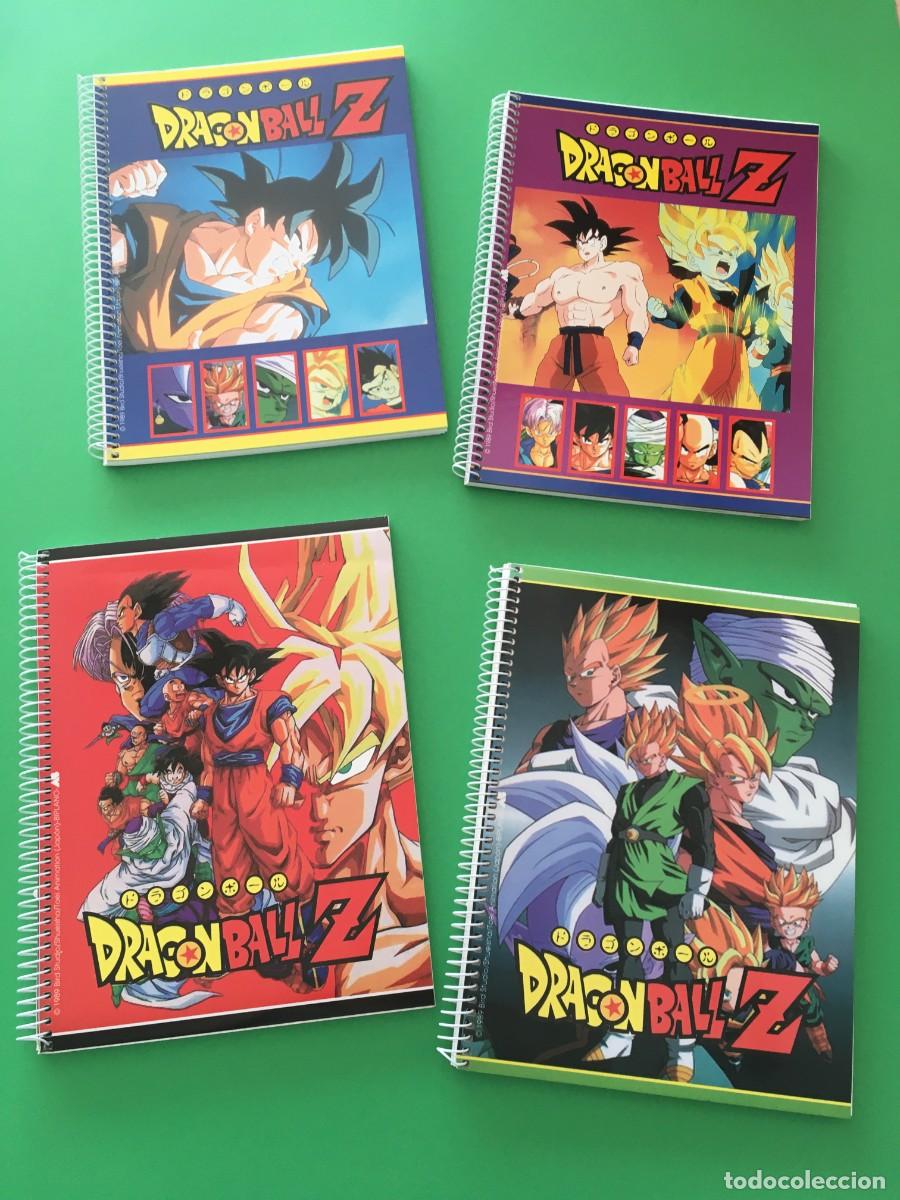Coleccionismo: COLECCION DE 4 CUADERNOS ESCOLARES CON ESPIRAL DE FRAGAON BALL DE LA MARCA FIRMO A&Ntilde;OS 90