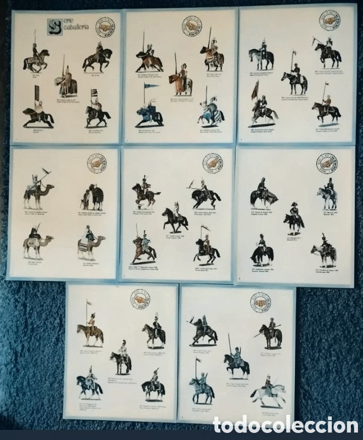Collecting paper: 32 antiguas LAMINAS COLOR de ALYMER miniaturas de metal EN NORMAL ESTADO con se&ntilde;ales de uso normales