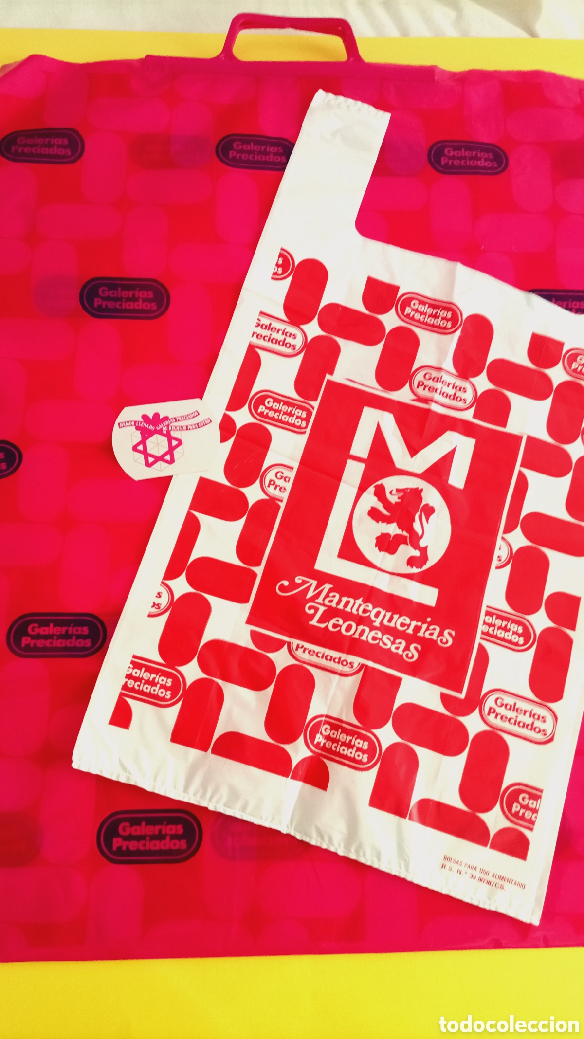 Coleccionismo: Lote 2 bolsas Galer&iacute;as Preciados Vintage
