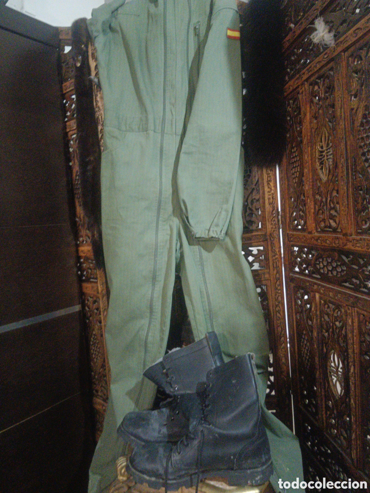 Collezionismo: Mono Militar y botas en perfecto estado