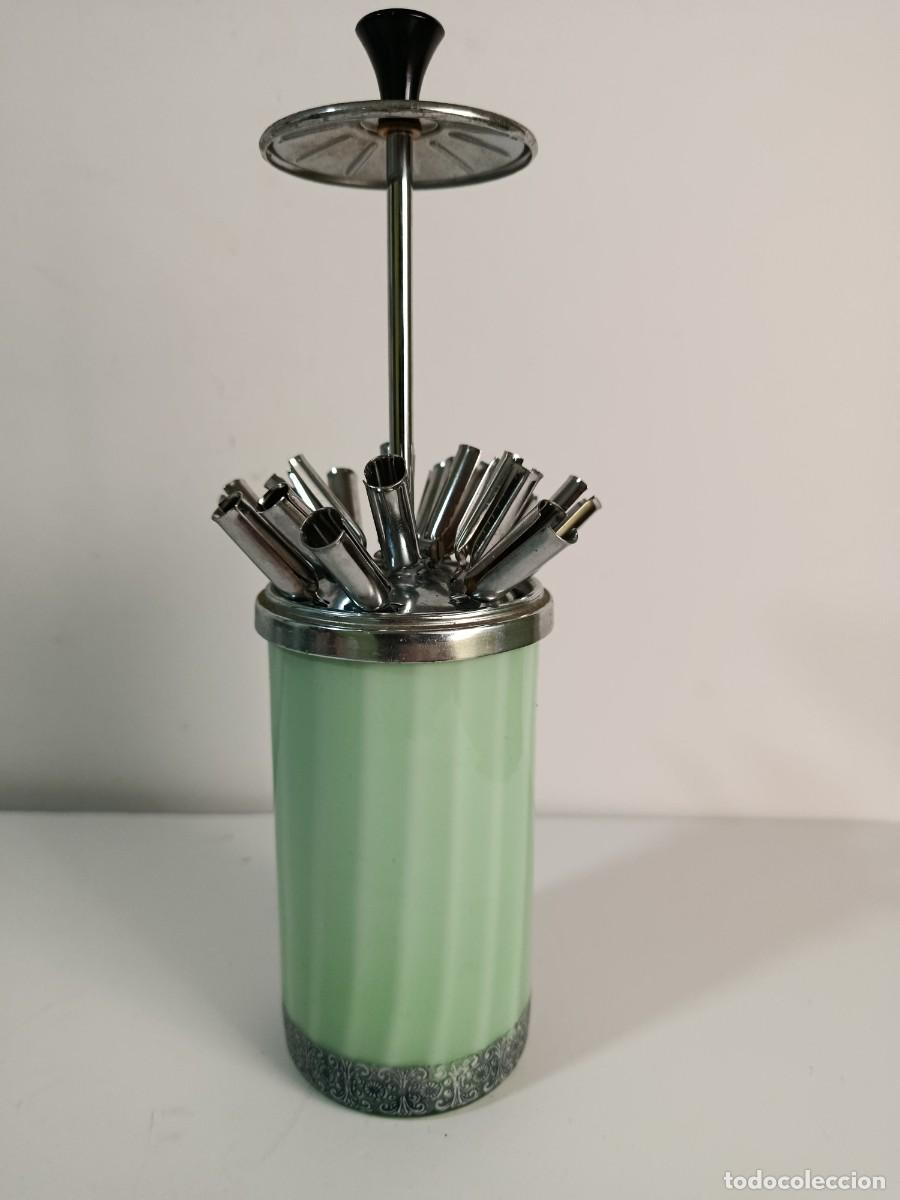 Coleccionismo: PORTA CIGARRILLOS O TABAQUERA VINTAGE DE CRISTAL.