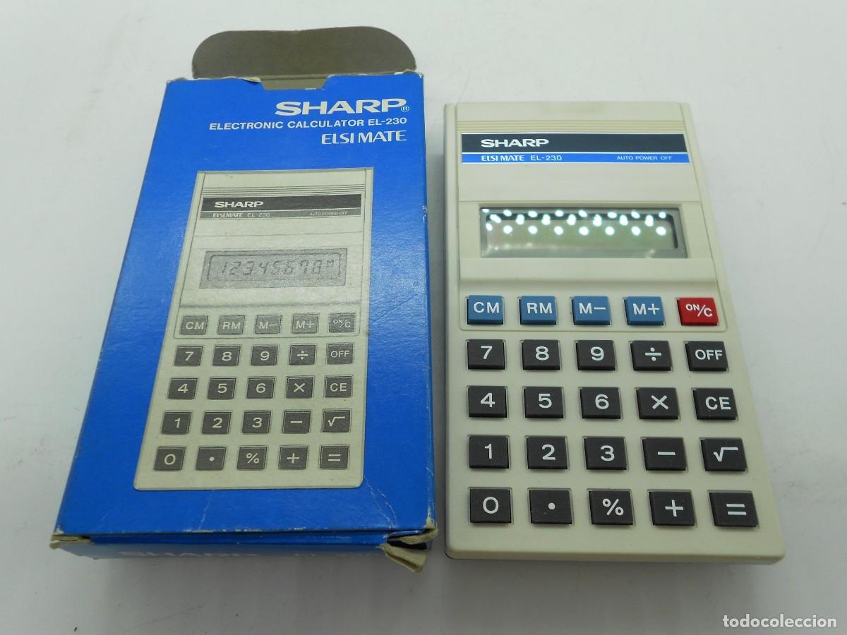 Coleccionismo: calculadora sharp el-230 funciona - Foto 2