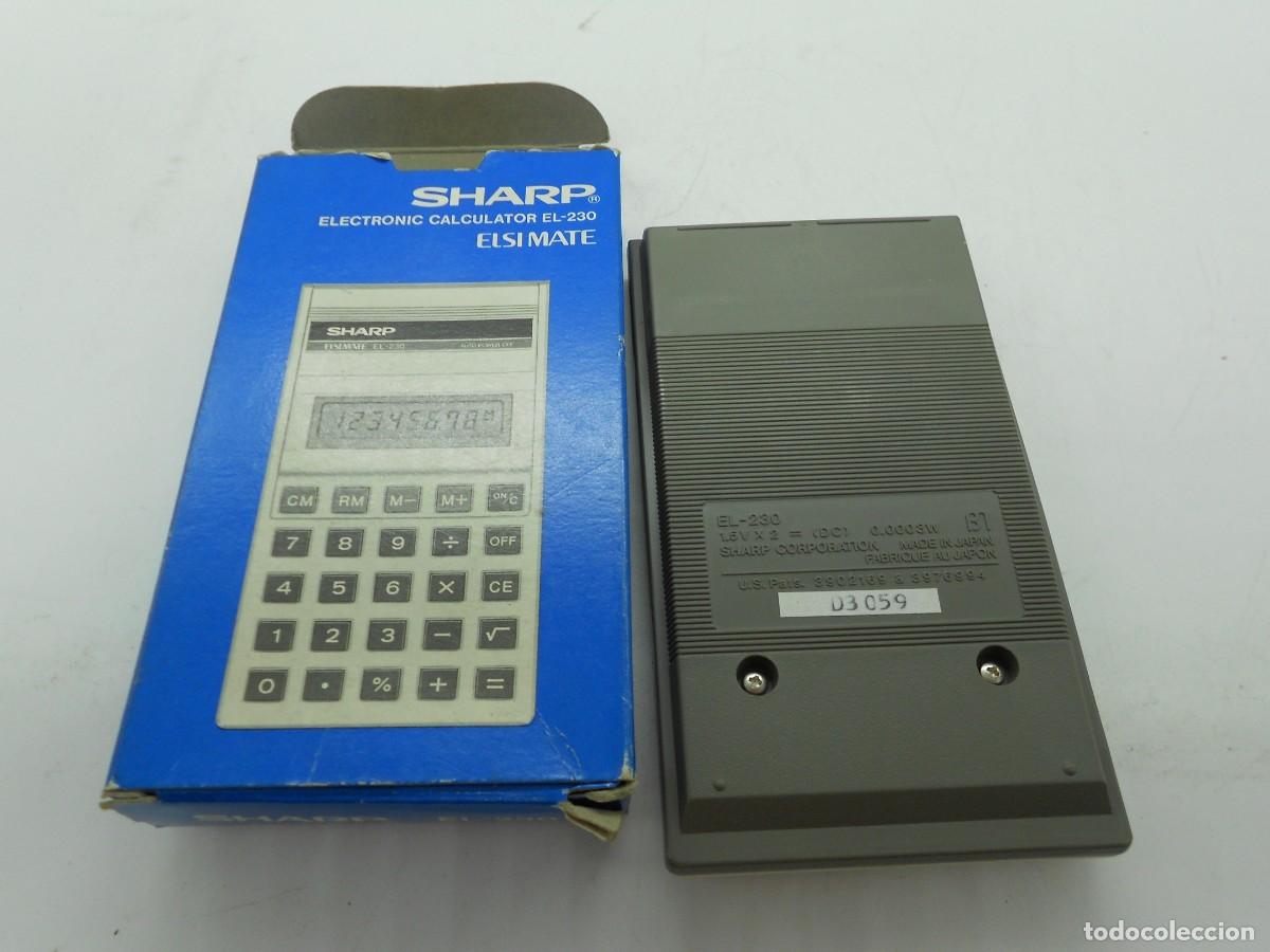 Coleccionismo: calculadora sharp el-230 funciona - Foto 3