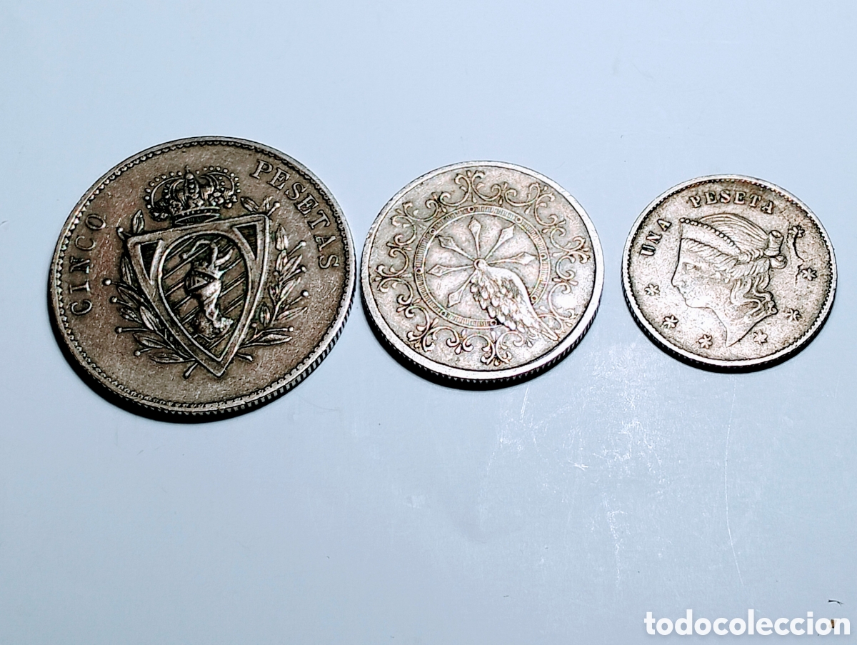 Coleccionismo: Juego de 3 fichas a identificar - Foto 2