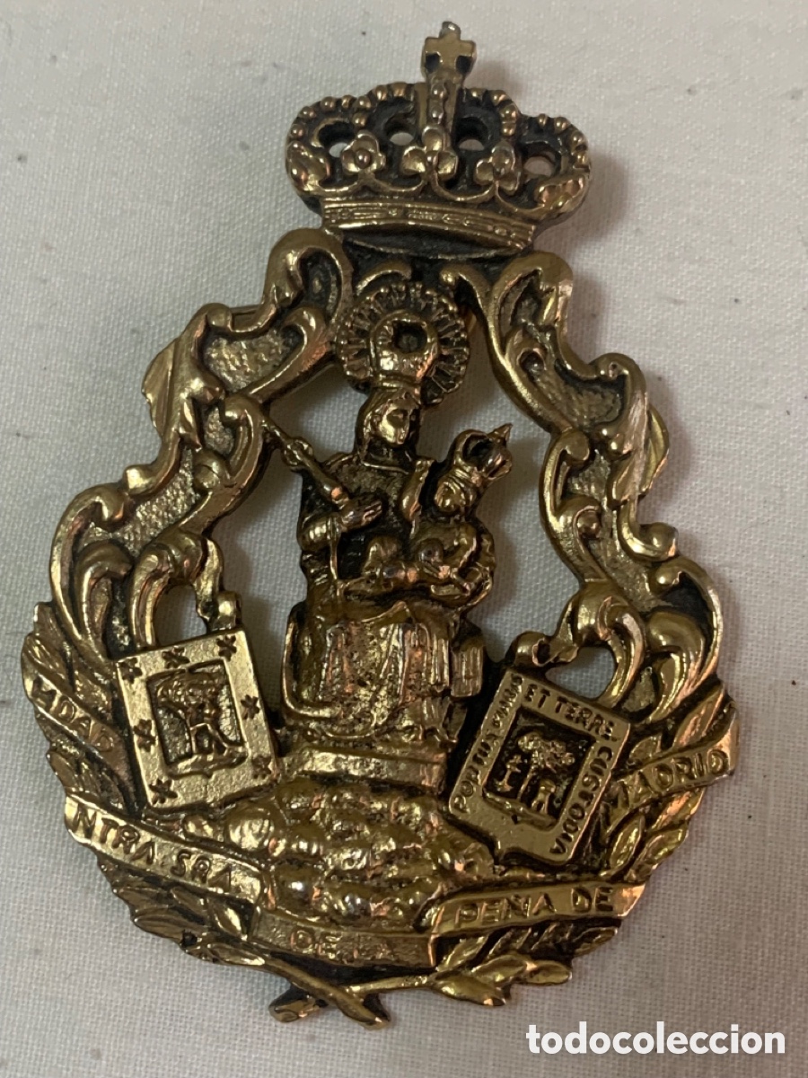 Collezionismo: Medalla religiosa Virgen de Quero &ndash; gran medalla coronada &ndash; 7,5 &times; 5 cm
