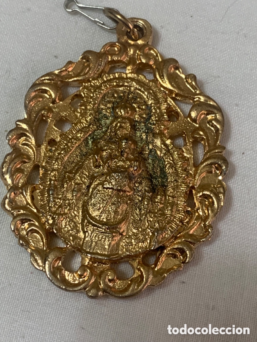 Collezionismo: Medalla religiosa Ntra. Sra. Reina del Olivar &ndash; Patrona de las cuatro Villas &ndash; 6 &times; 4,5 cm